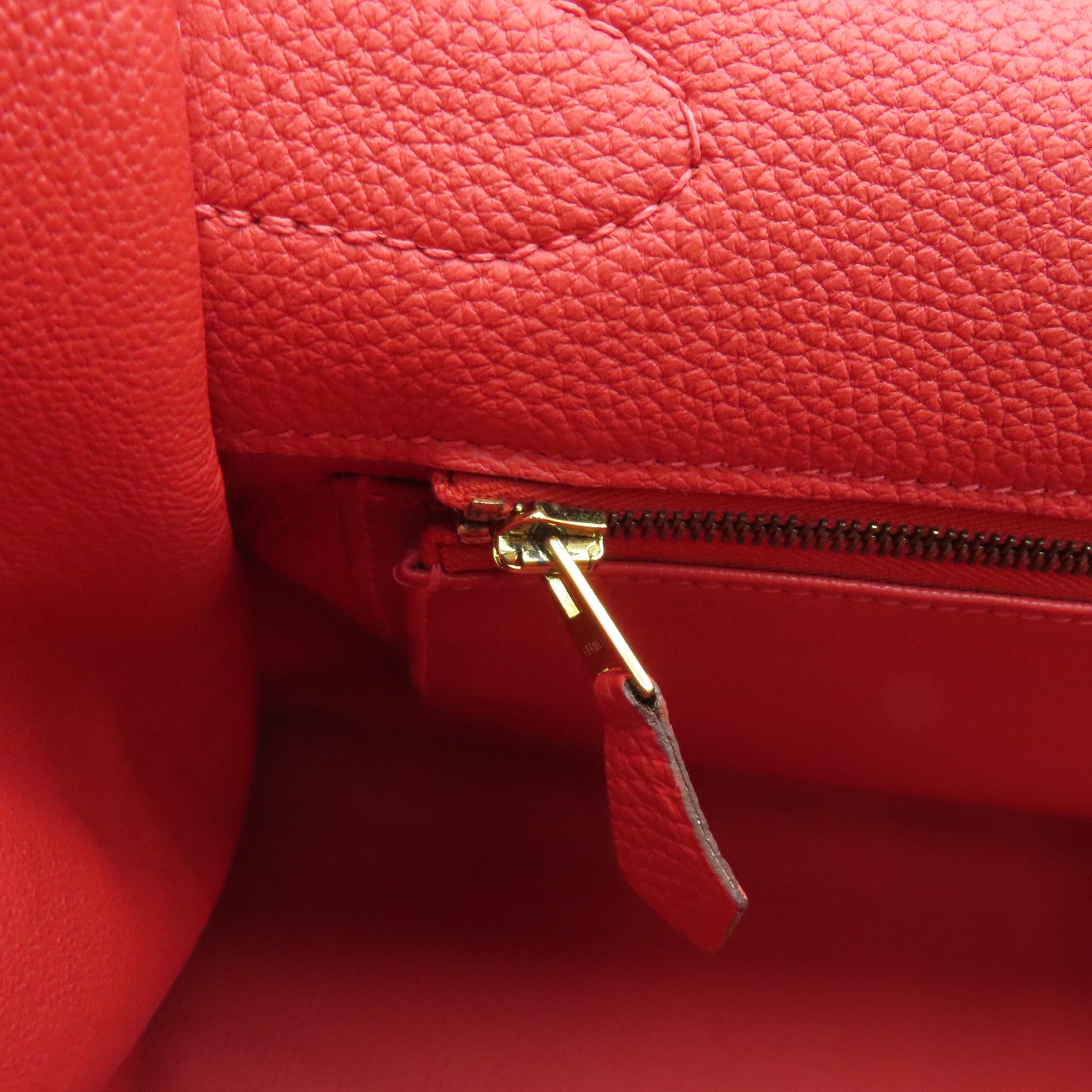 HERMES Togo皮革Kelly 40金扣Rose Jaipur粉红色