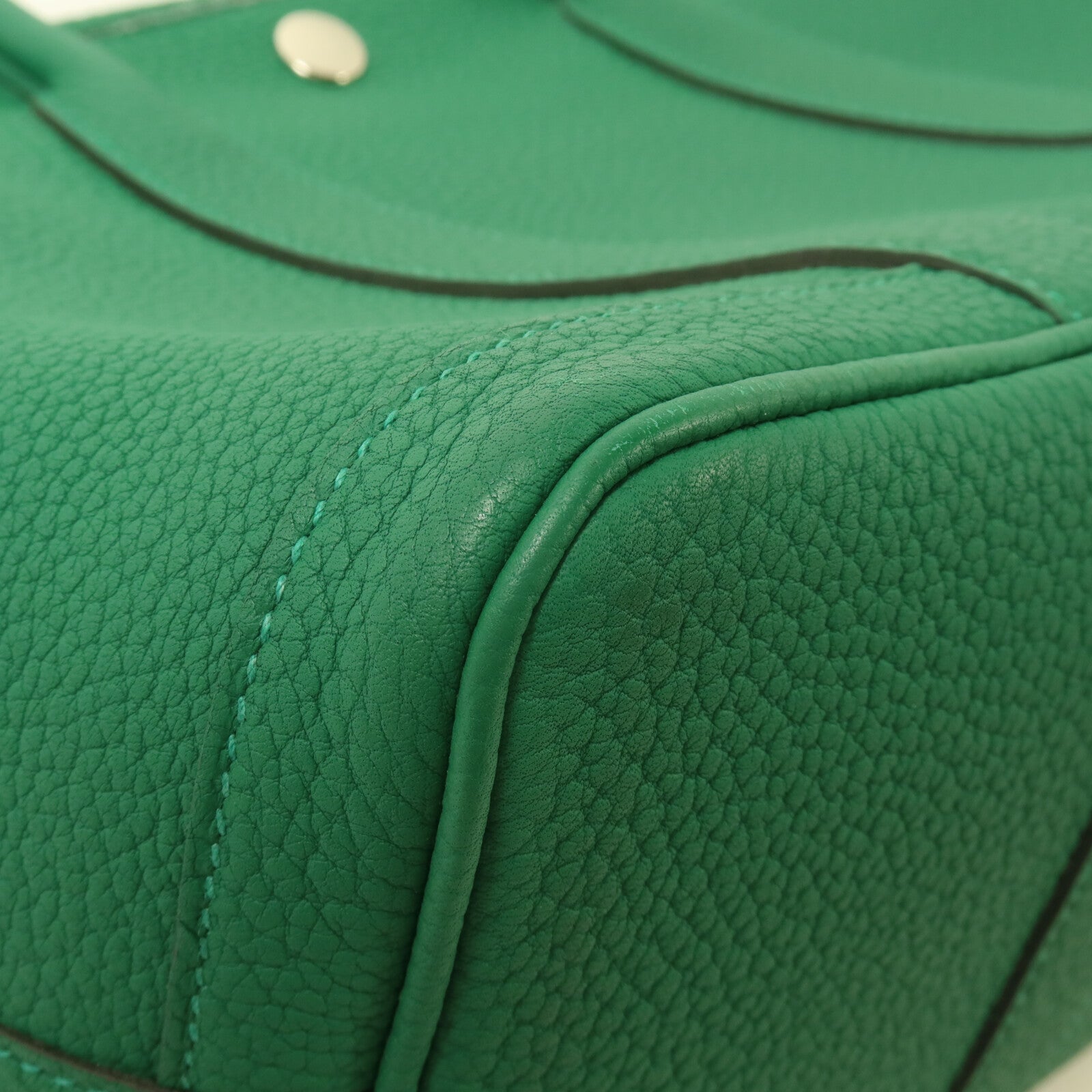 HERMES Negonda皮革Garden Party TPM手挽袋Vert Vertigo