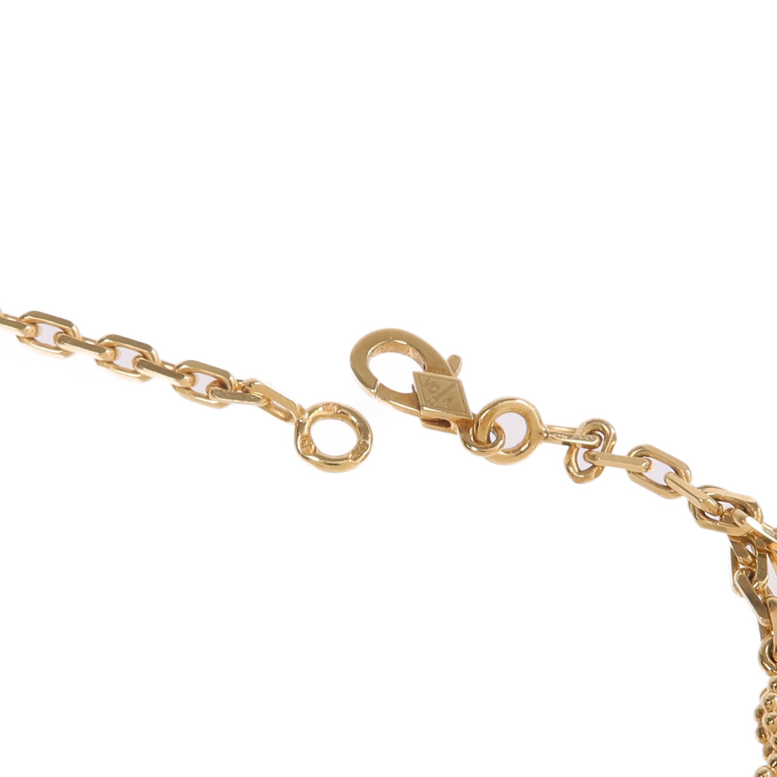Van Cleef & Arpels 18K黃金Magic Alhambra 6 Motifs珍珠母貝項鍊