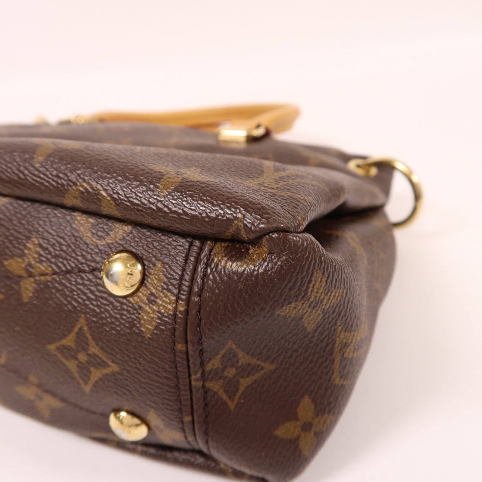 LOUIS VUITTON Monogram Pallas BB金扣手挽肩背兩用袋