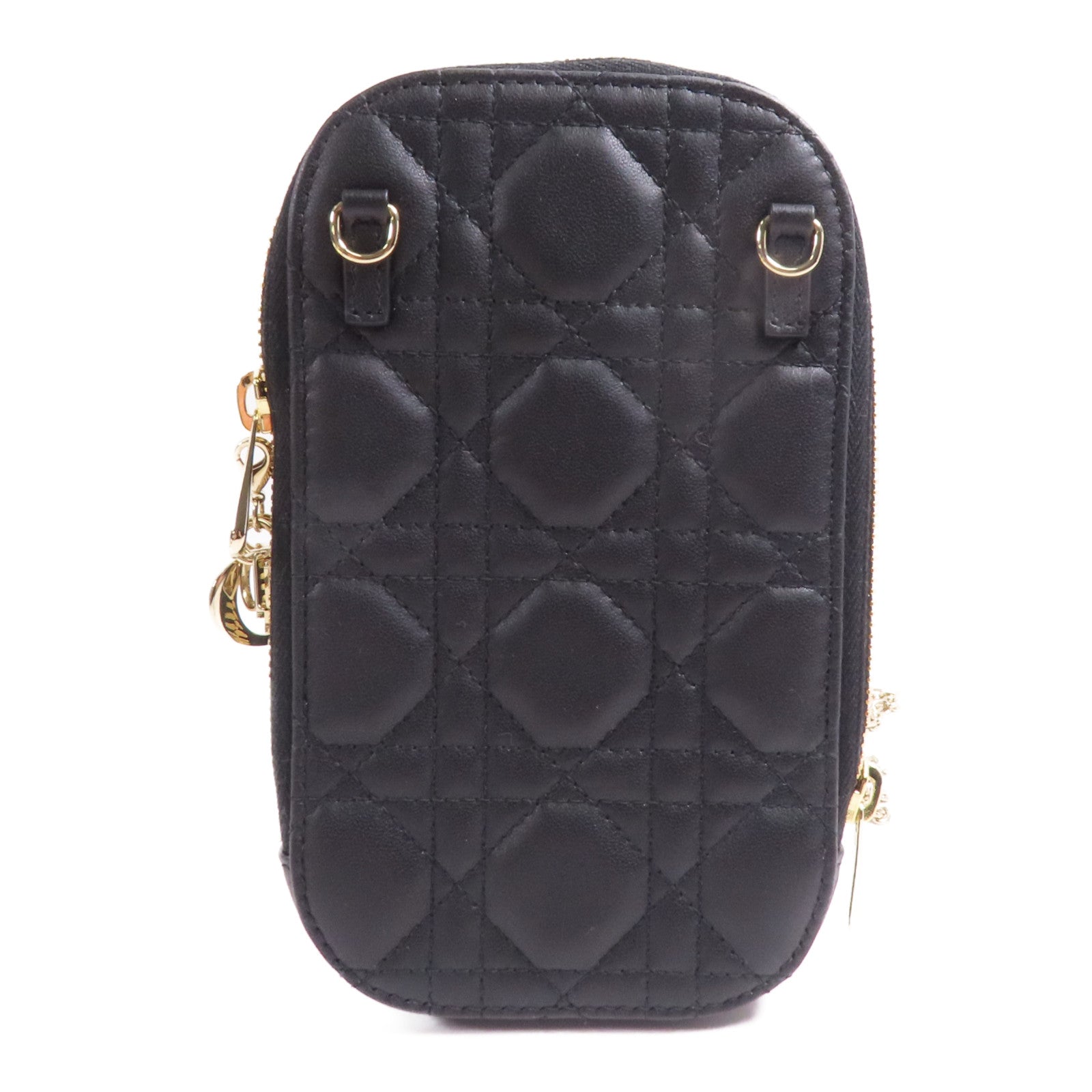 Dior 羊皮皮革Shoulder Bag金扣鏈帶肩背袋