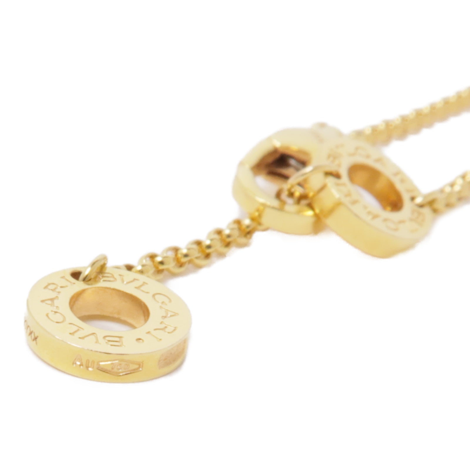 BVLGARI 18K黃金Mother-Of-Peal Necklace項鍊