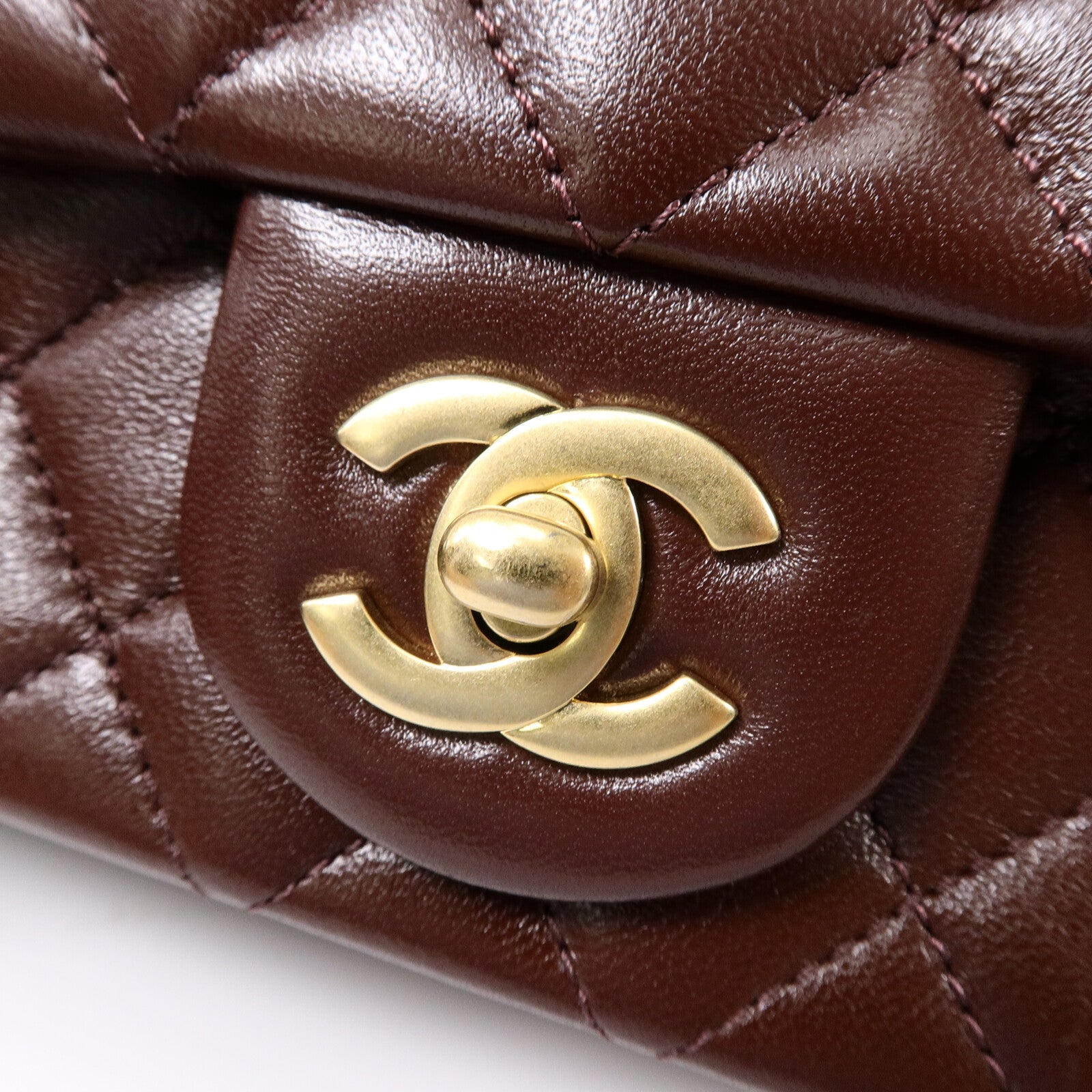 CHANEL 羊皮皮革Classic 17鏈帶手挽肩背兩用袋
