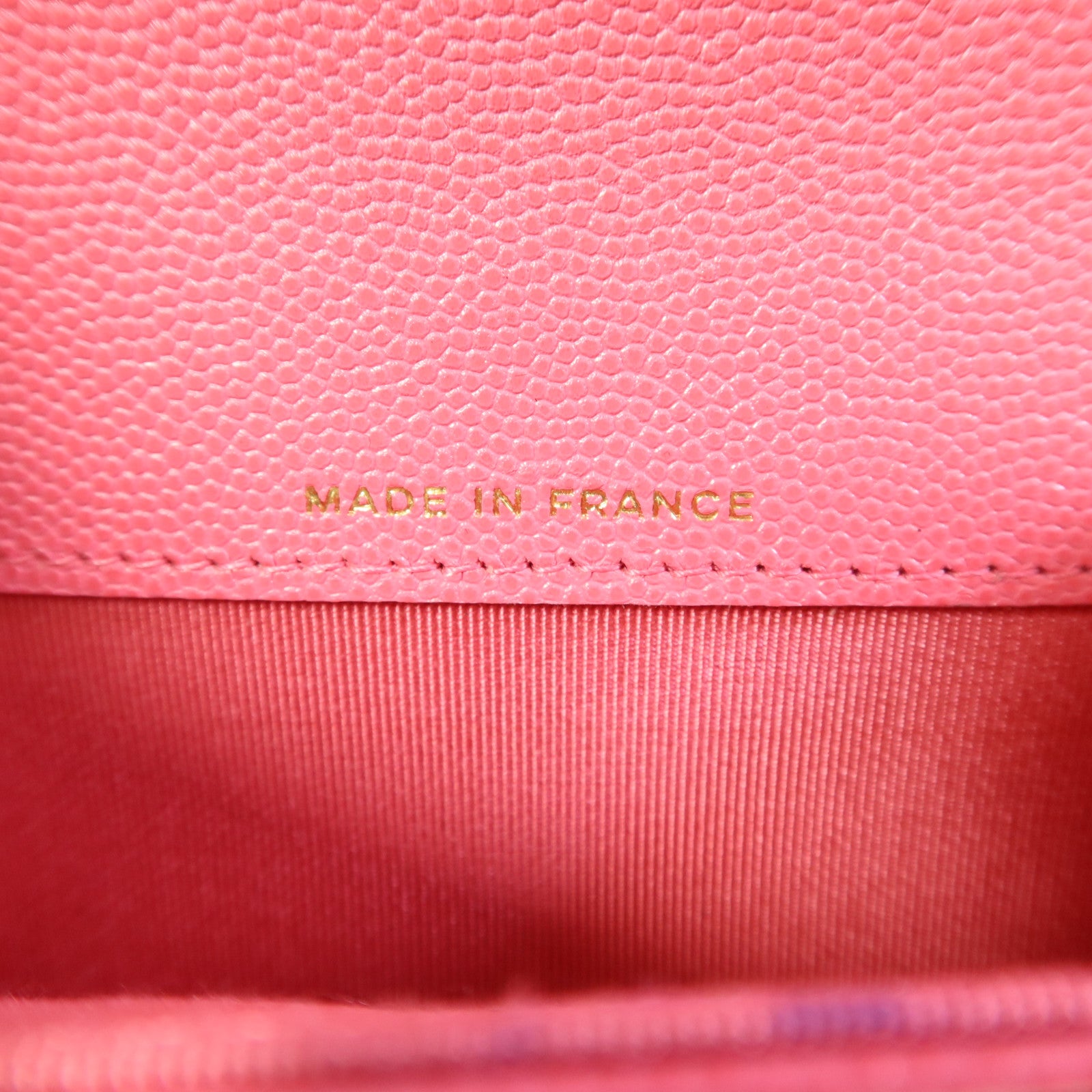CHANEL 牛皮皮革Card Case金扣卡片套