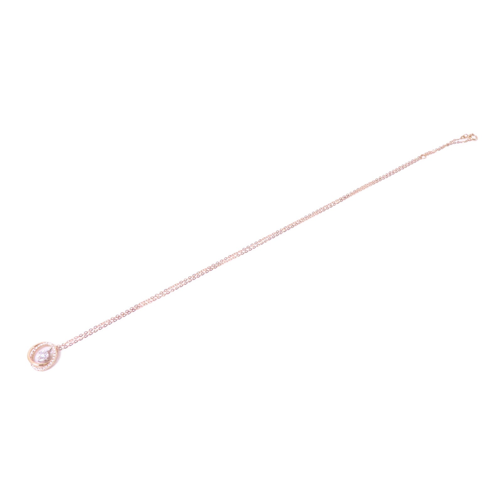 JEWELRY 【激減優惠】18K玫瑰金Diamond Necklace鑽石項鍊