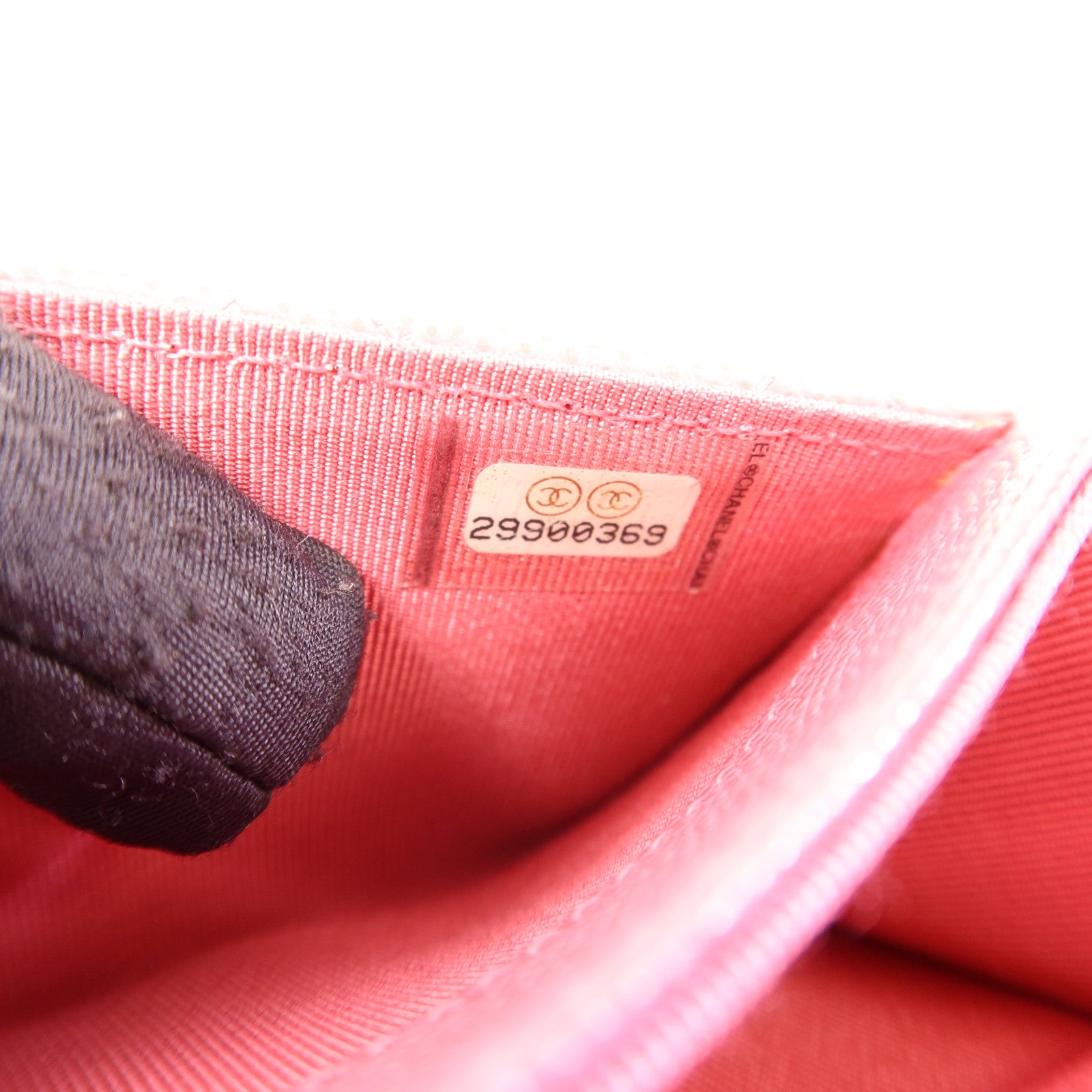 CHANEL 牛皮皮革Card Case金扣卡片套