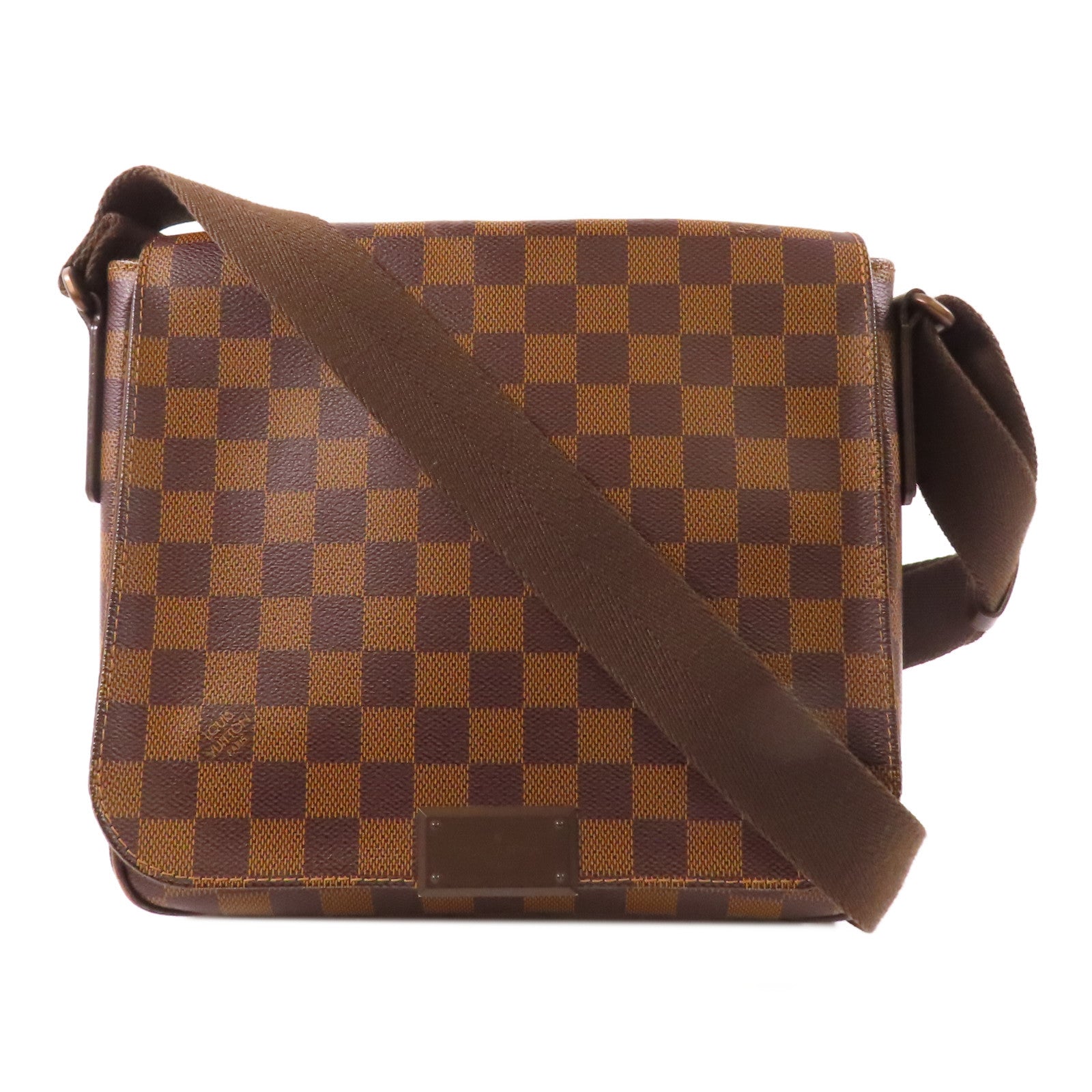 LOUIS VUITTON Damier District PM肩背袋啡色