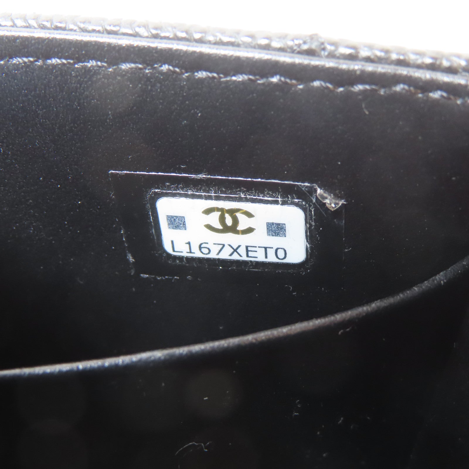 CHANEL 菱格Caviar皮革Mini Kelly Bag金扣鏈帶肩背袋黑色