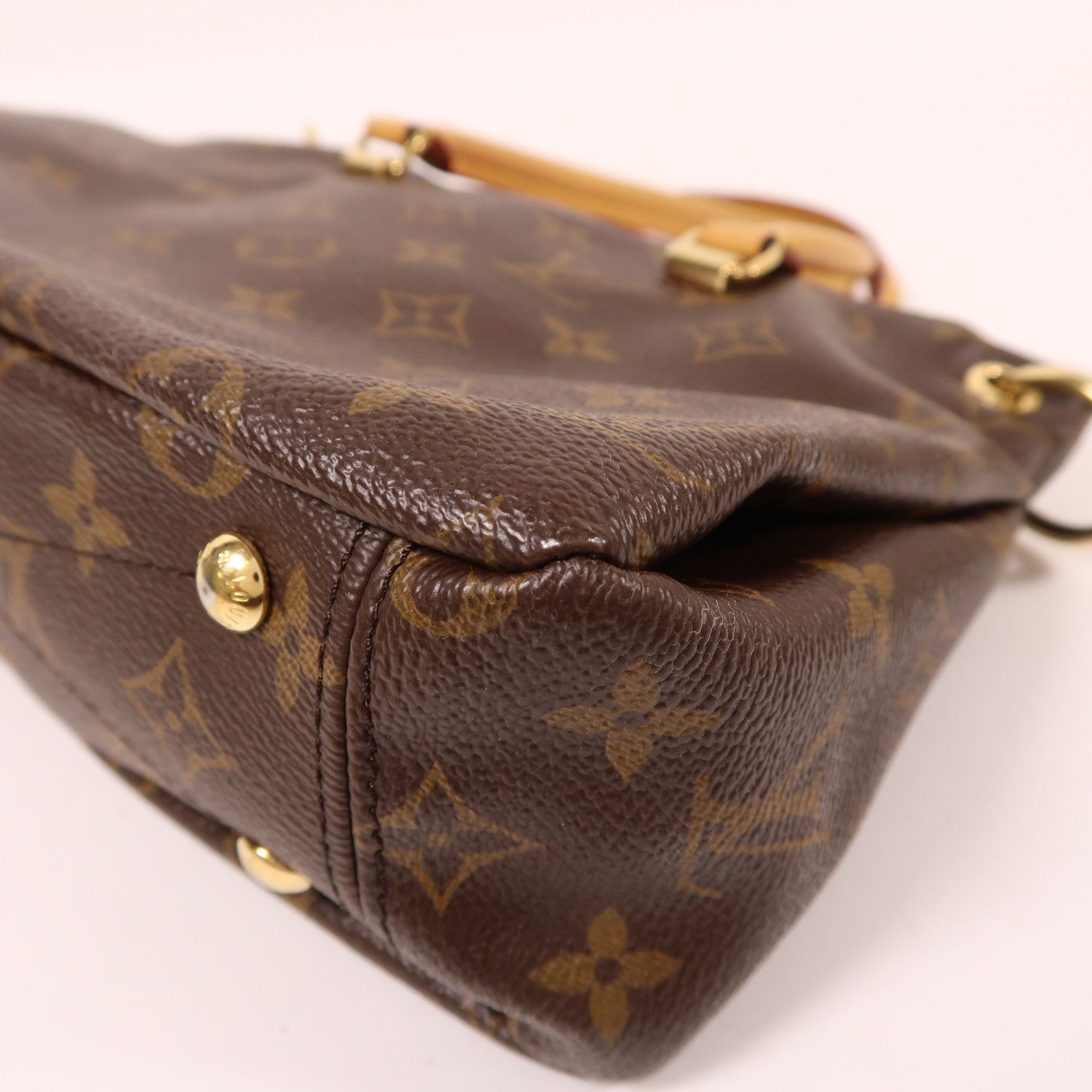LOUIS VUITTON Monogram Pallas BB金扣手挽肩背兩用袋