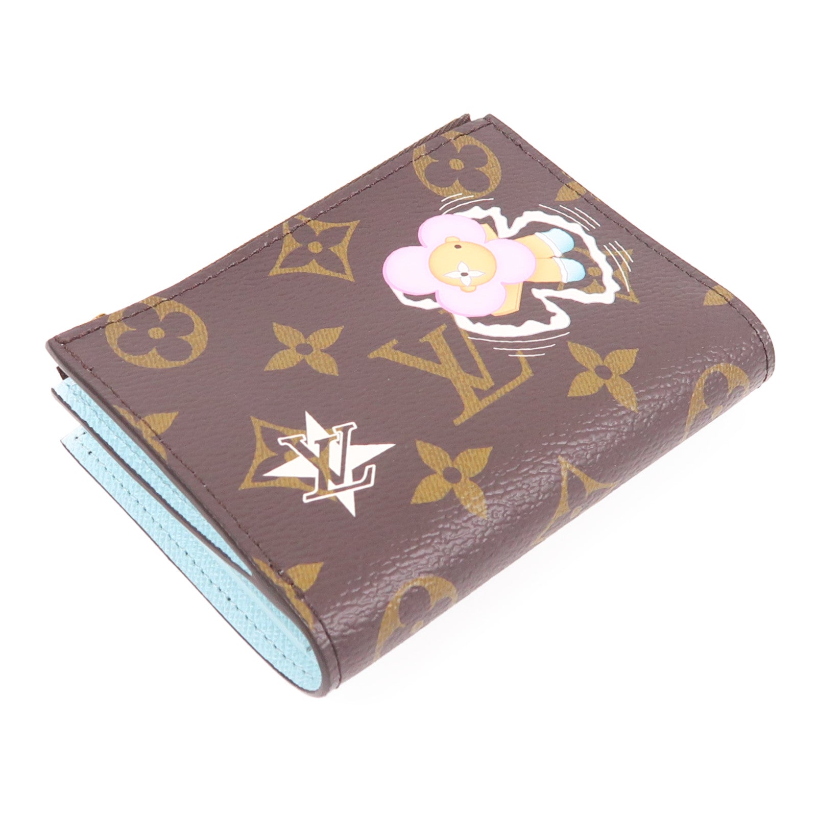 LOUIS VUITTON Monogram Lisa Wallet金扣錢包