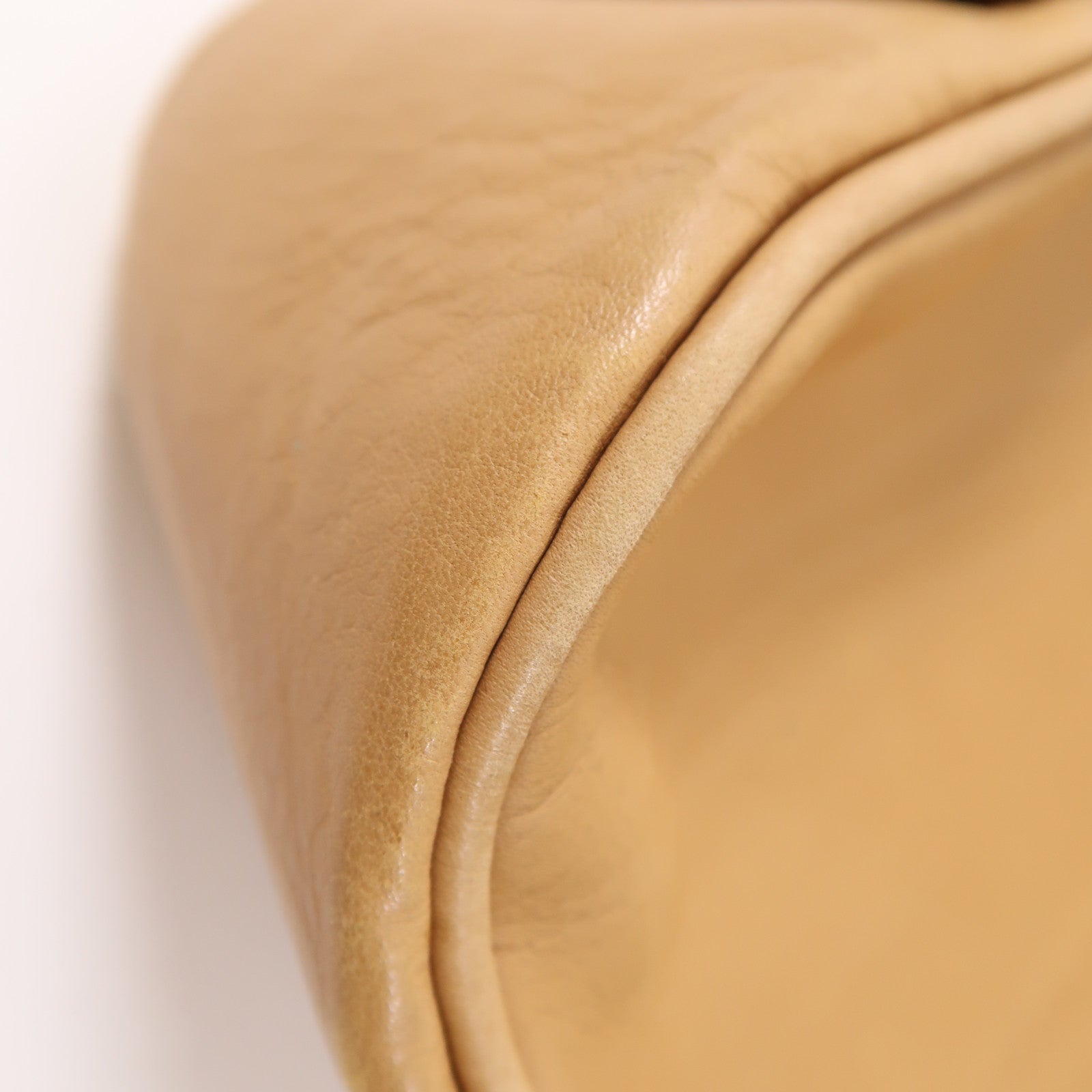 GUCCI 皮革Shoulder Bag金扣肩背袋啡色