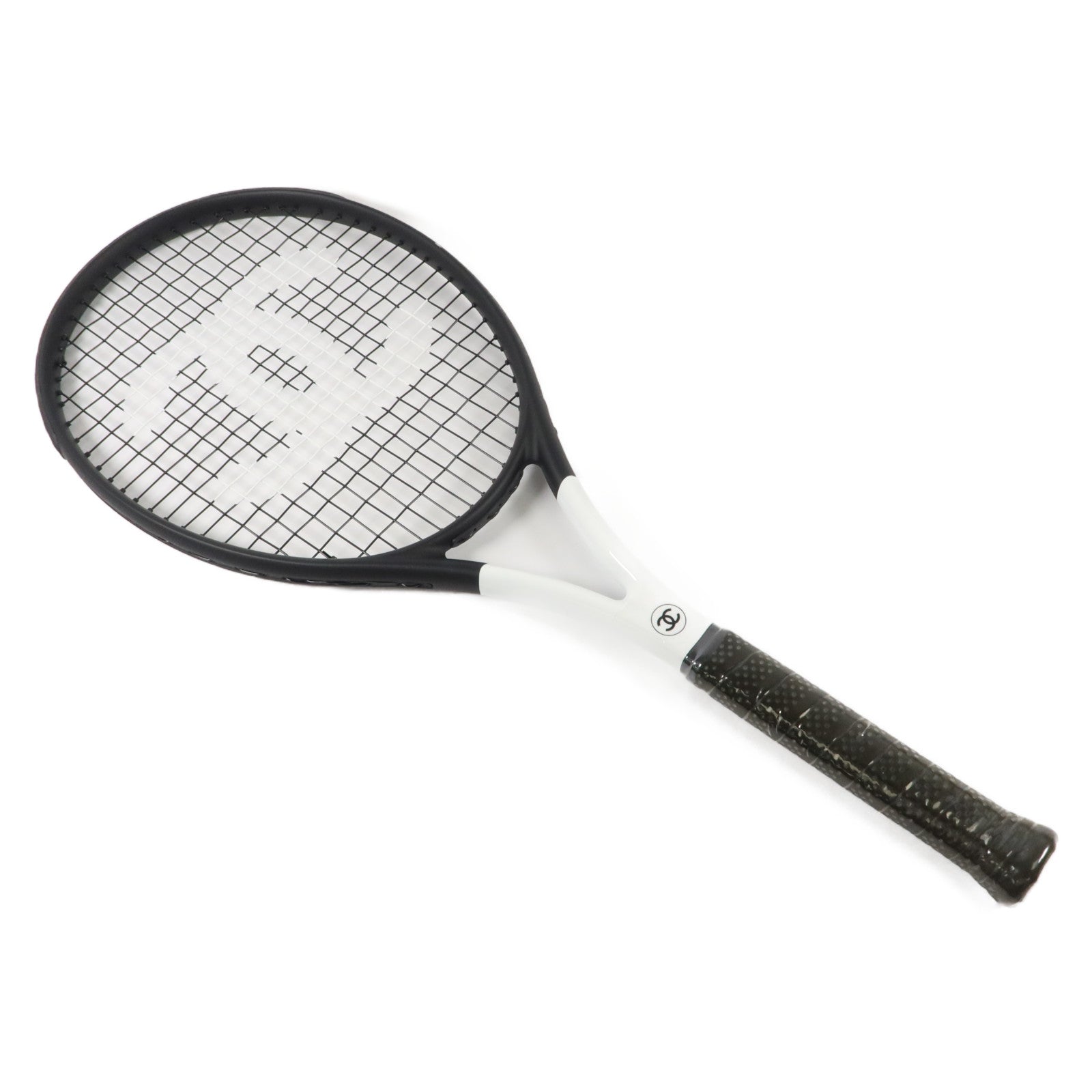 CHANEL 牛皮皮革/金屬Tennis Racket Set網球拍套裝