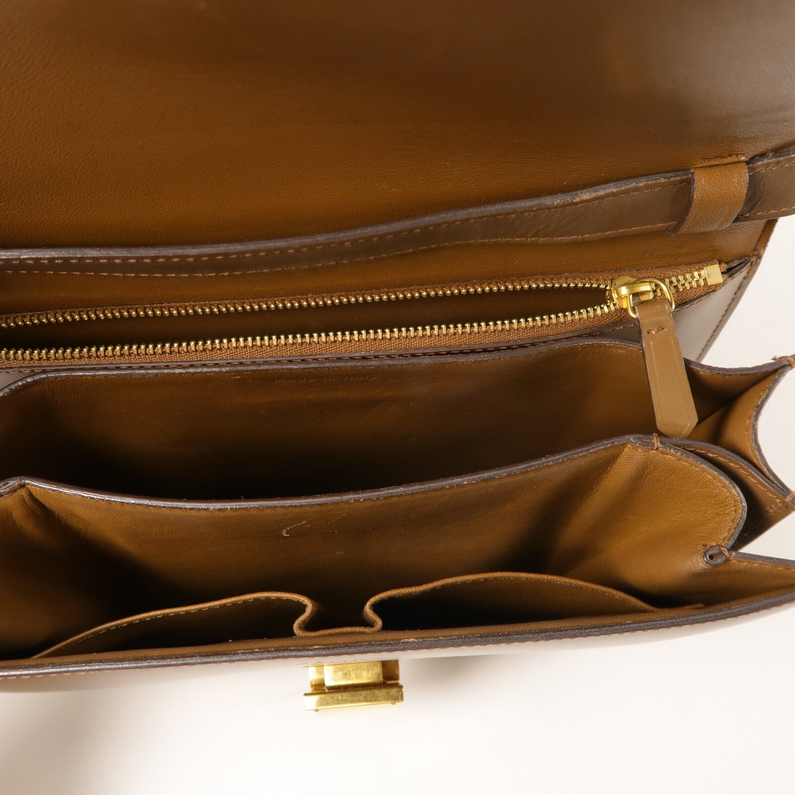 CELINE 牛皮皮革Classic Box金扣肩背袋