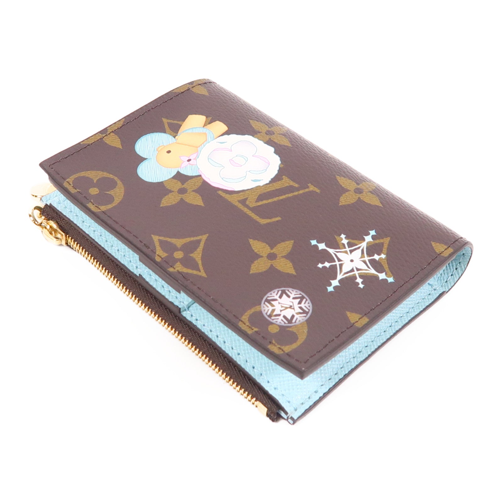 LOUIS VUITTON Monogram Lisa Wallet金扣錢包