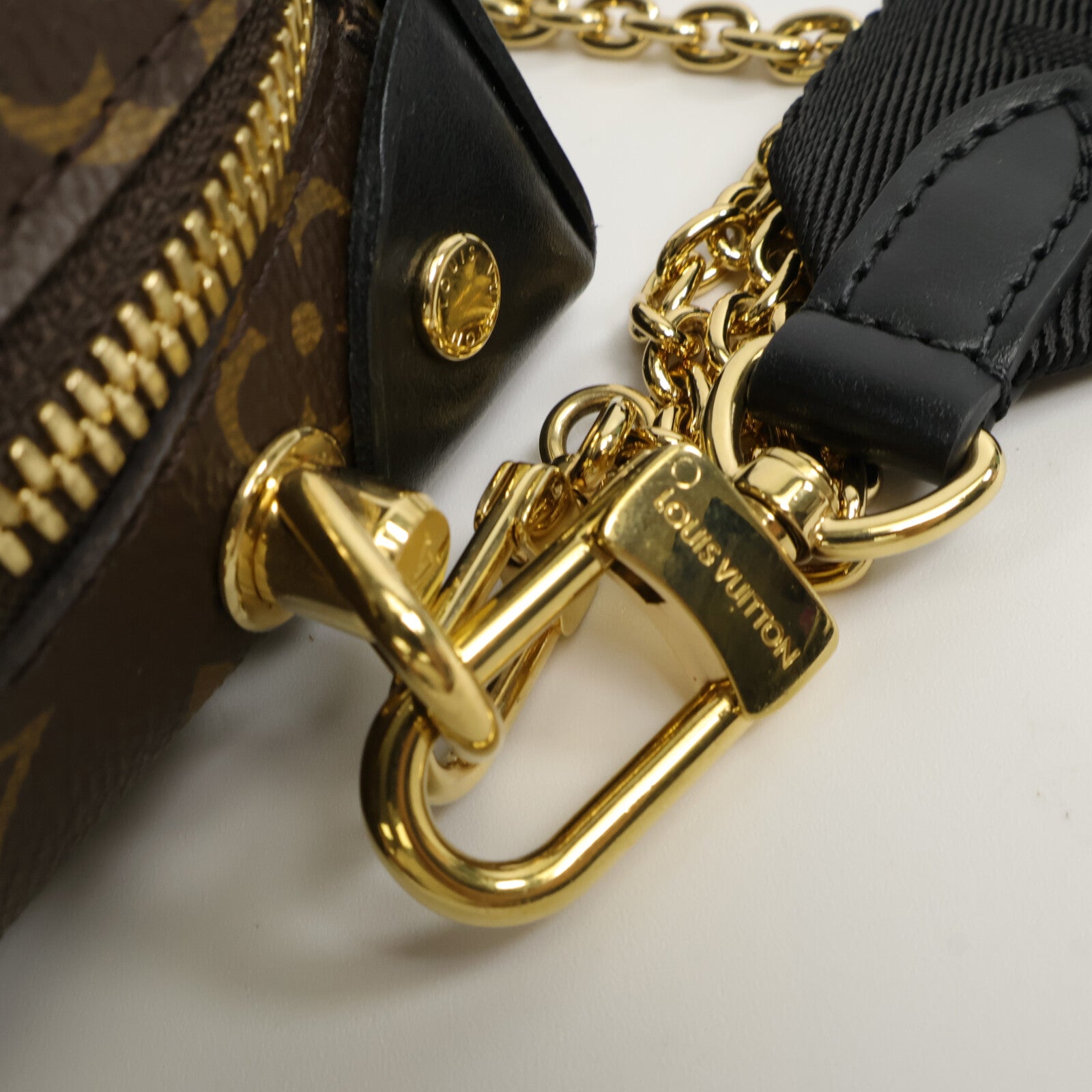 LOUIS VUITTON Monogram Petite Malle Souple手挽肩背兩用袋