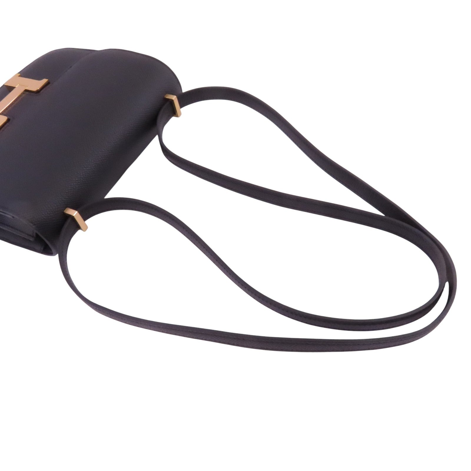 HERMES Epsom皮革Constance Mini金扣肩背袋