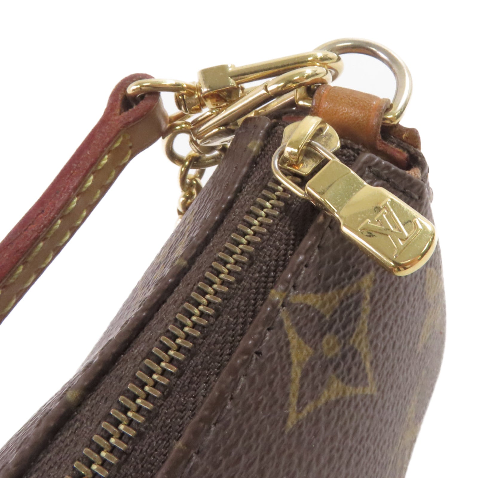 LOUIS VUITTON Monogram Eva 2way Shoulder Bag金扣手挽肩背兩用袋啡色