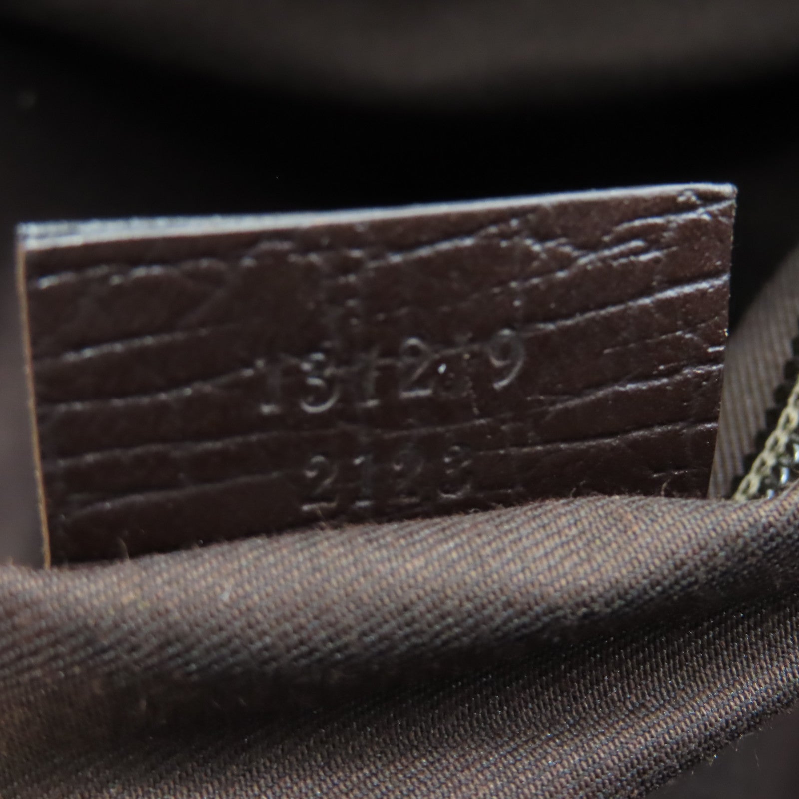 GUCCI 【激減優惠】塗層帆布Shoulder Bag銀扣肩背袋啡色