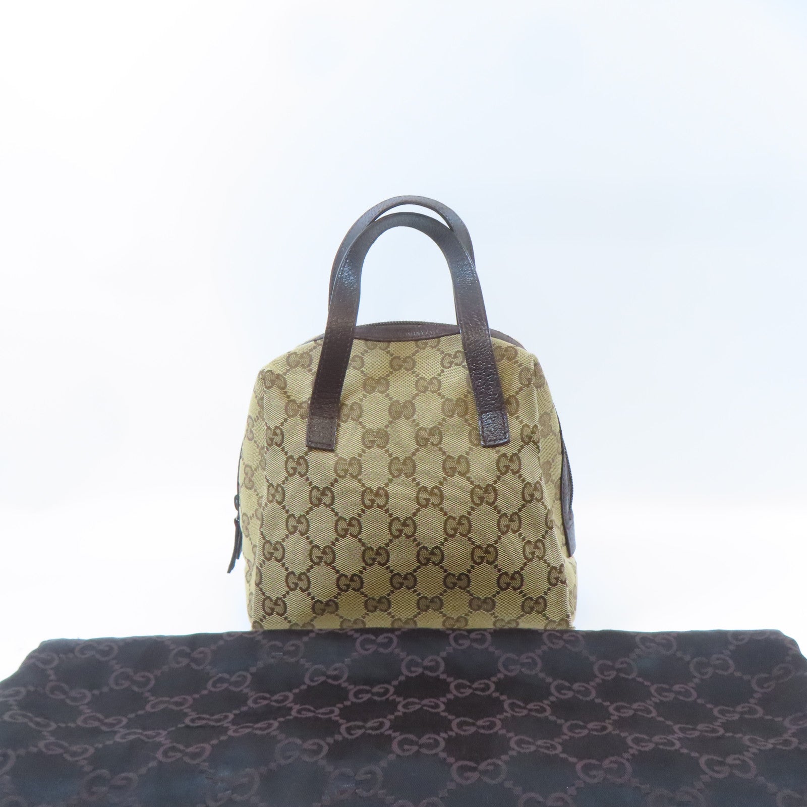 GUCCI 帆布Classic Tofu Mini Tote Bag手挽袋啡色