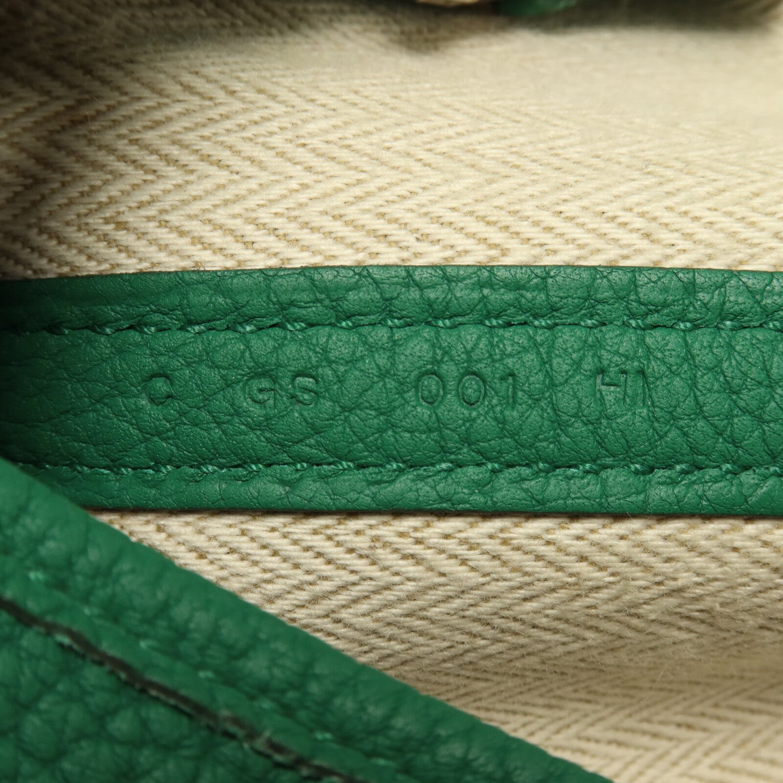 HERMES Negonda皮革Garden Party TPM手挽袋Vert Vertigo