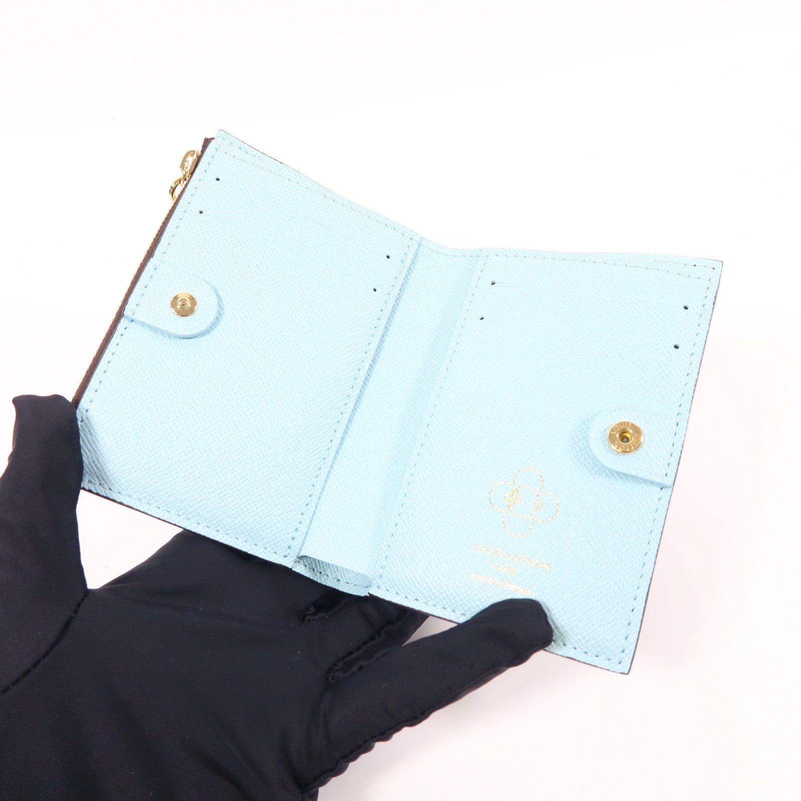 LOUIS VUITTON Monogram Lisa Wallet金扣錢包