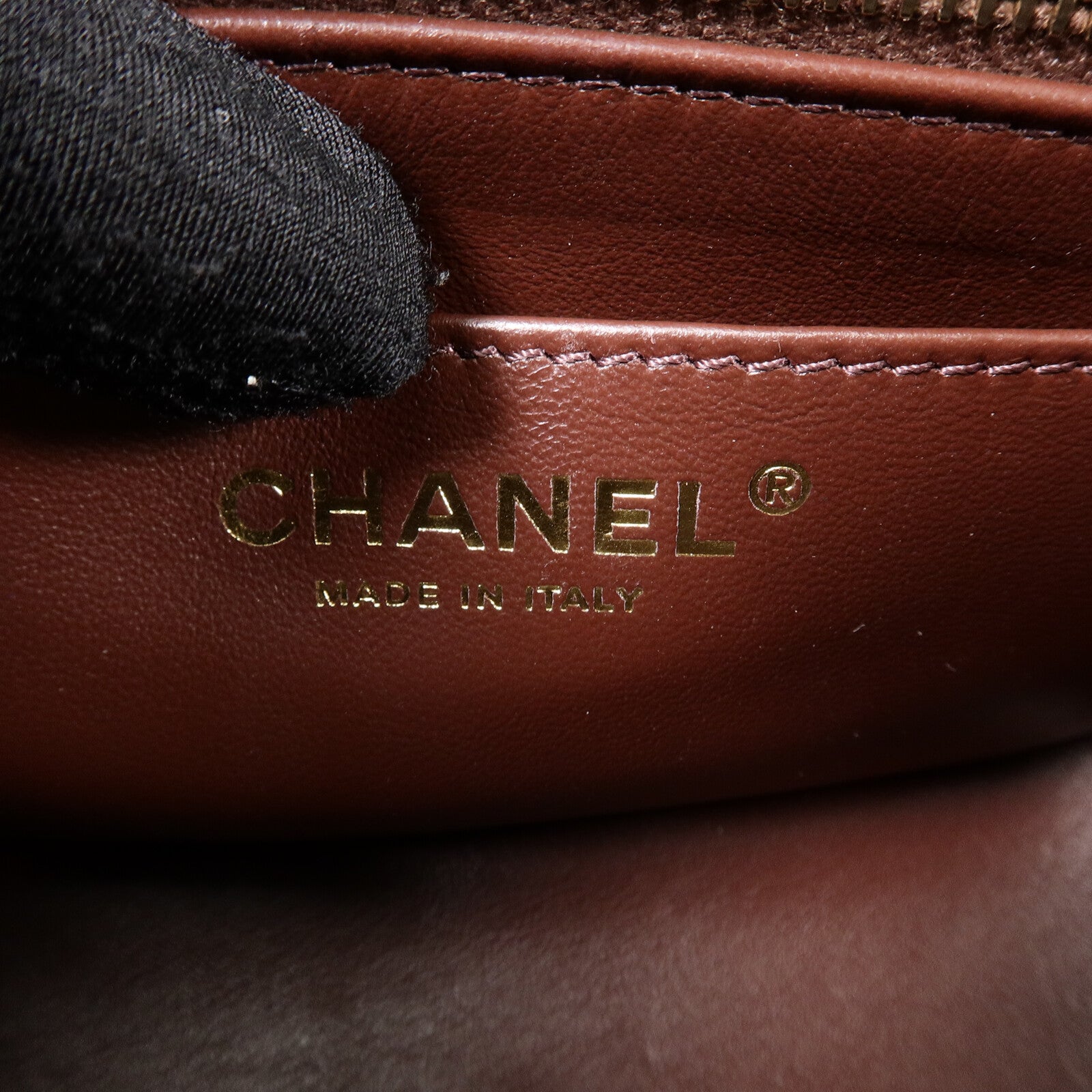 CHANEL 羊皮皮革Classic 17鏈帶手挽肩背兩用袋