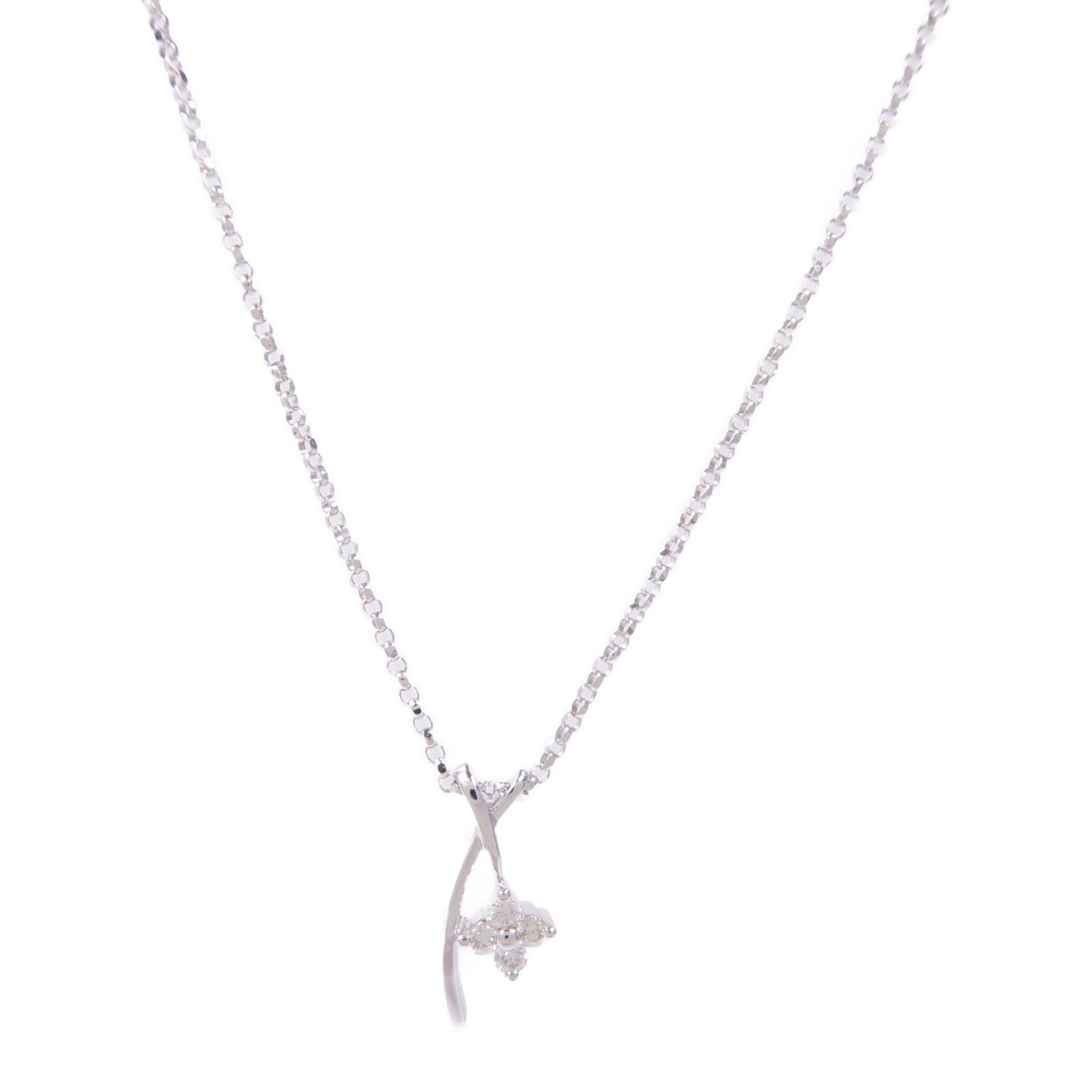 JEWELRY 【激減優惠】18K白金Diamond Necklace鑽石項鍊