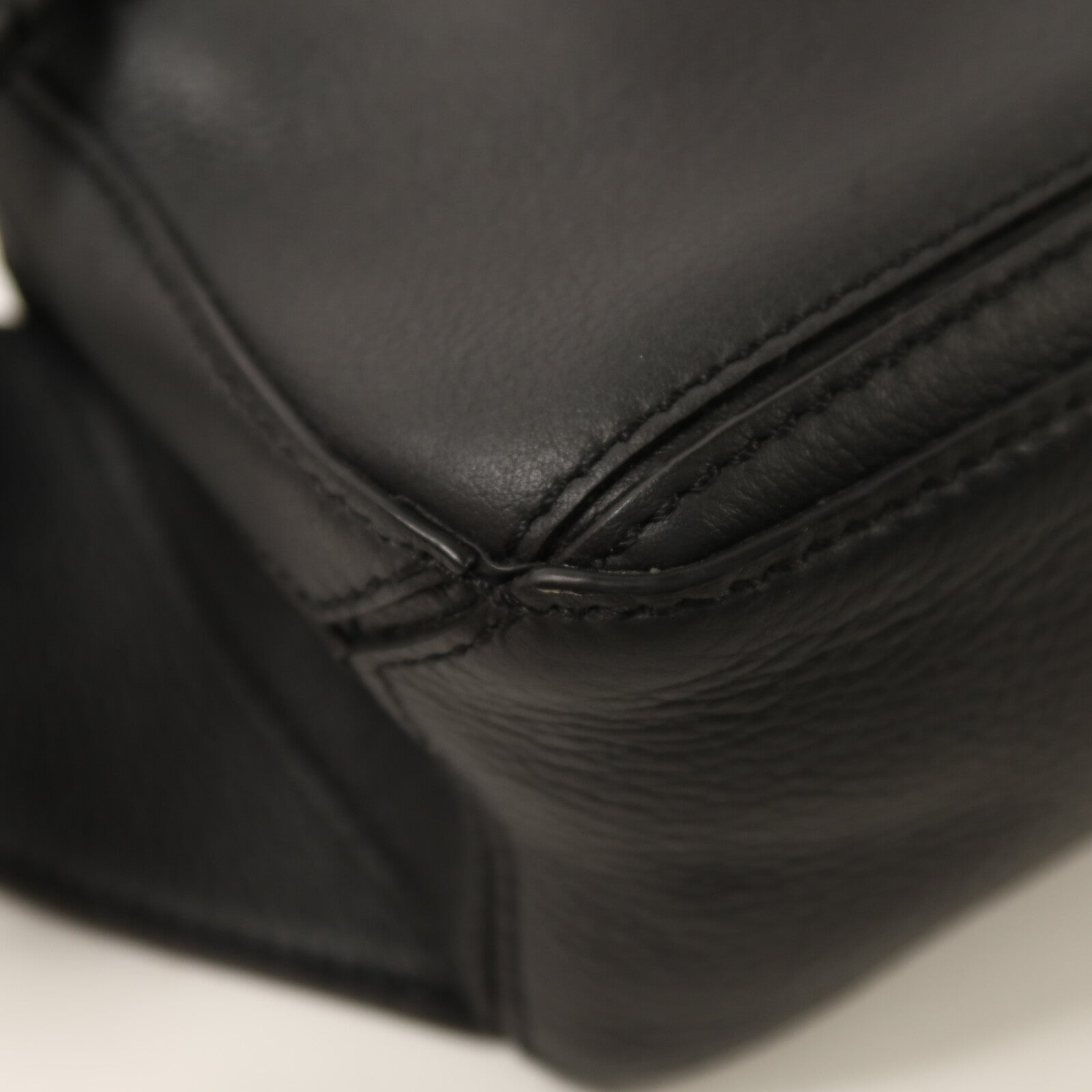 LOEWE 牛皮皮革Small Puzzle BumBag銀扣腰包