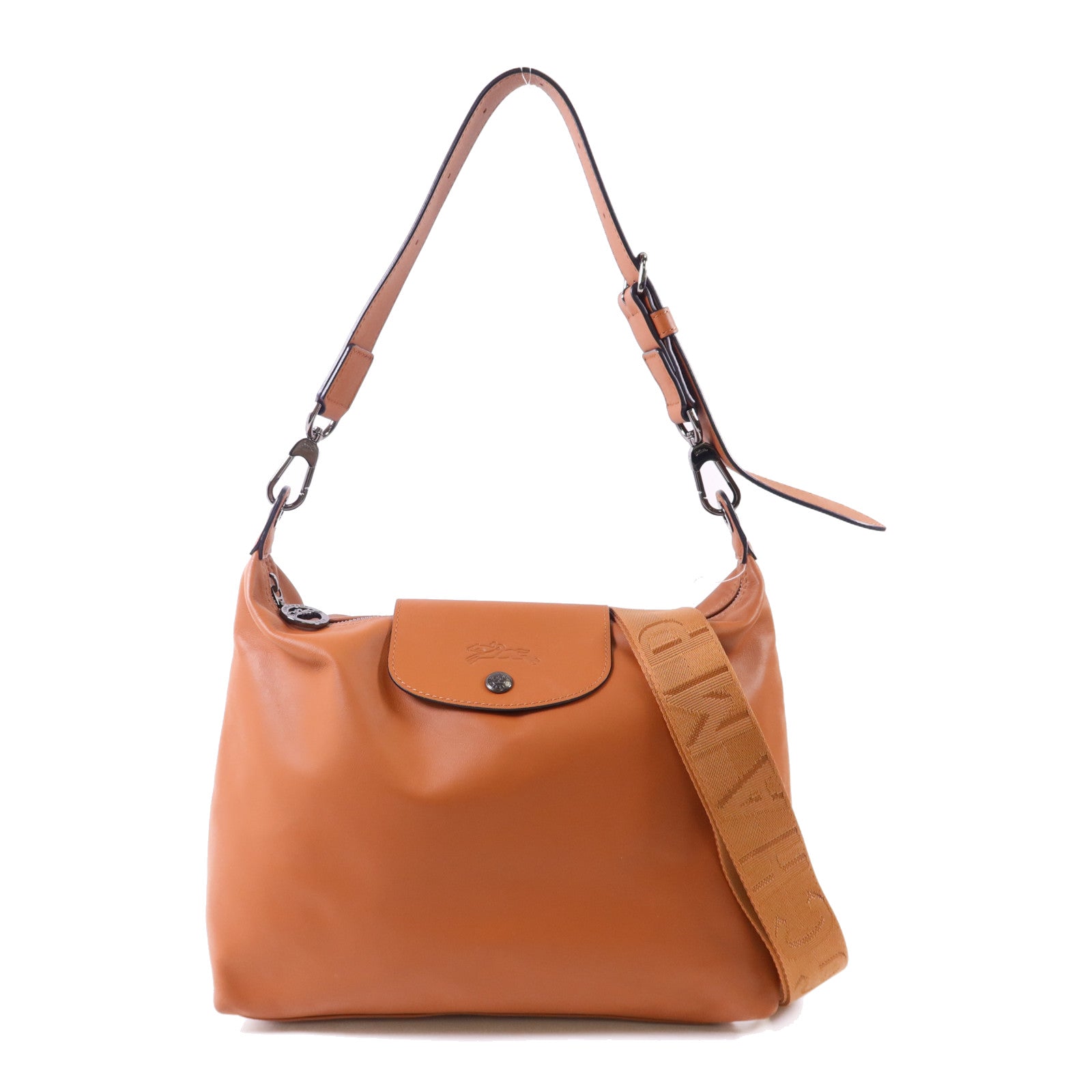 Longchamp 牛皮皮革2 Way Shoulder Bag手挽肩背兩用袋