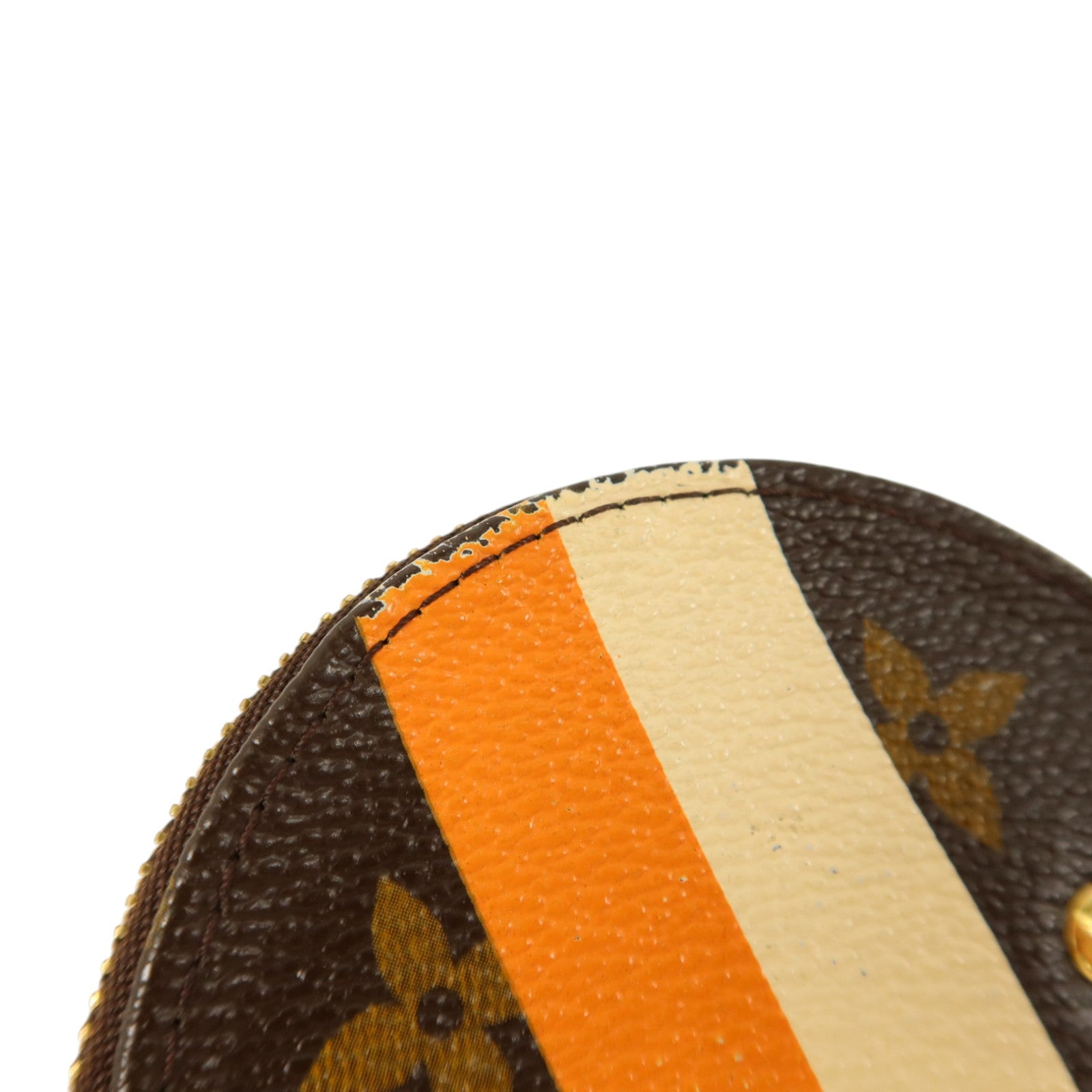 LOUIS VUITTON Monogram Groom Coins Case金扣零錢包