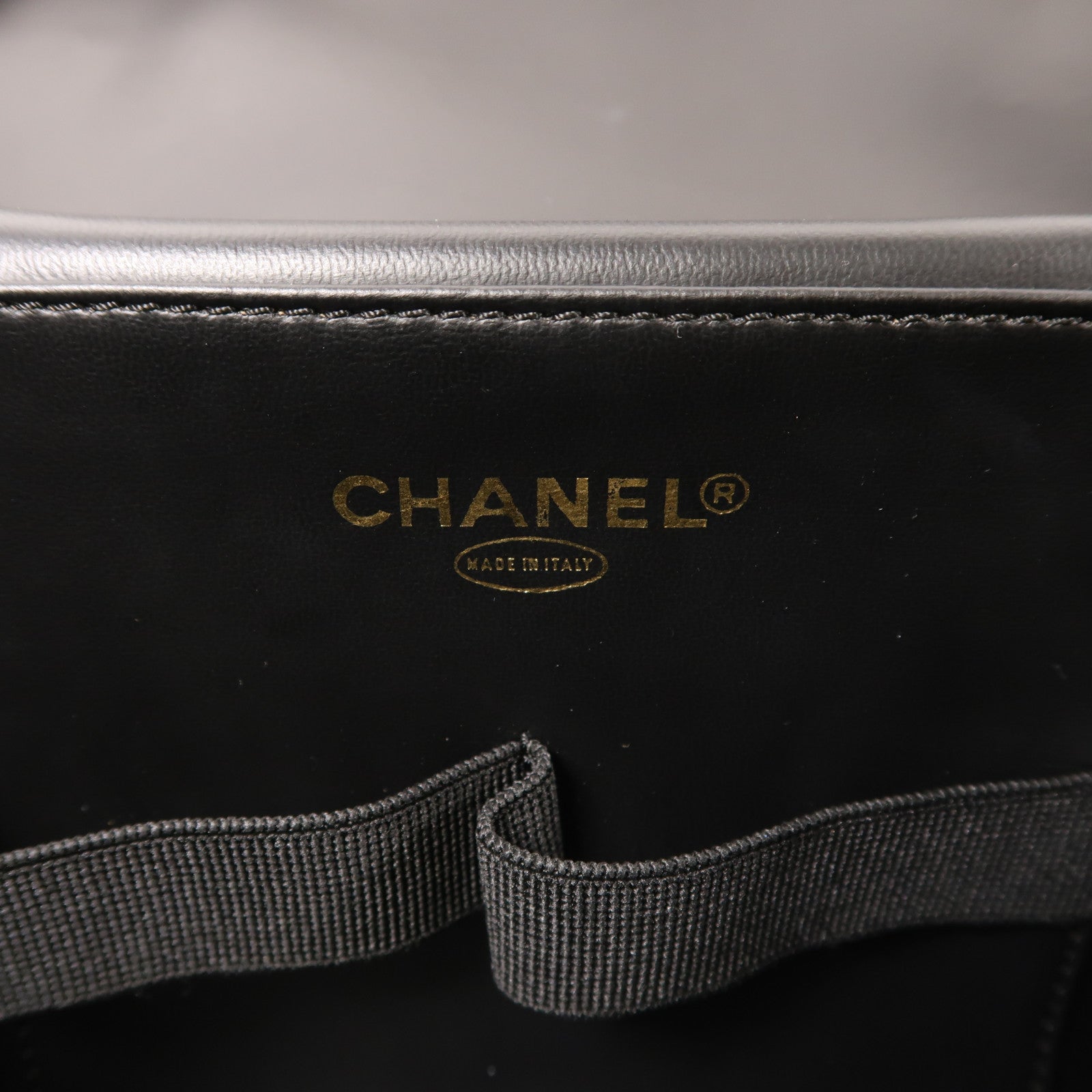 CHANEL 牛皮皮革Vanity金扣手挽肩背兩用袋