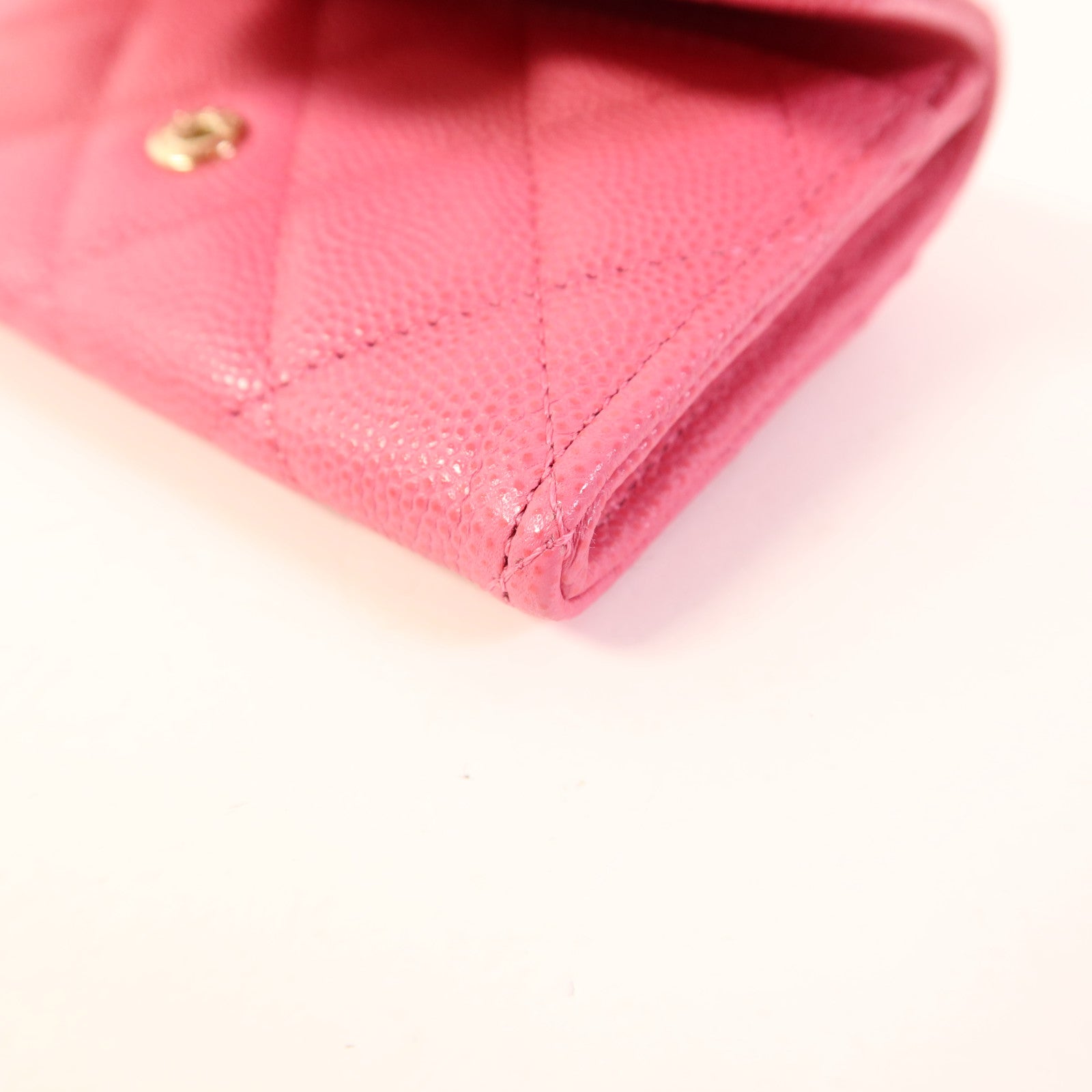 CHANEL 牛皮皮革Card Case金扣卡片套