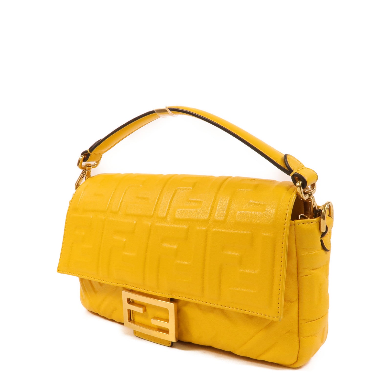 FENDI 牛皮皮革Baguette手挽肩背兩用袋