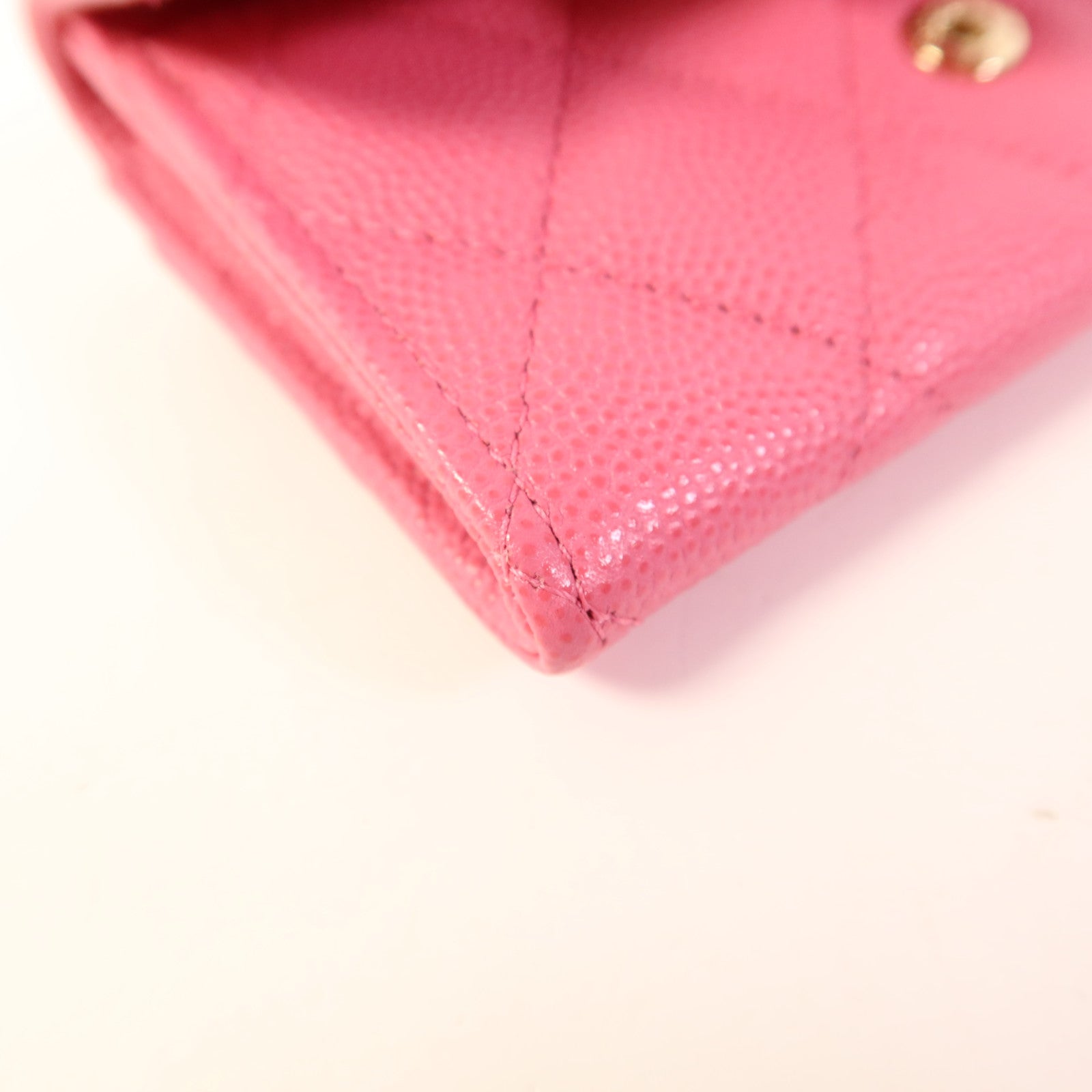 CHANEL 牛皮皮革Card Case金扣卡片套