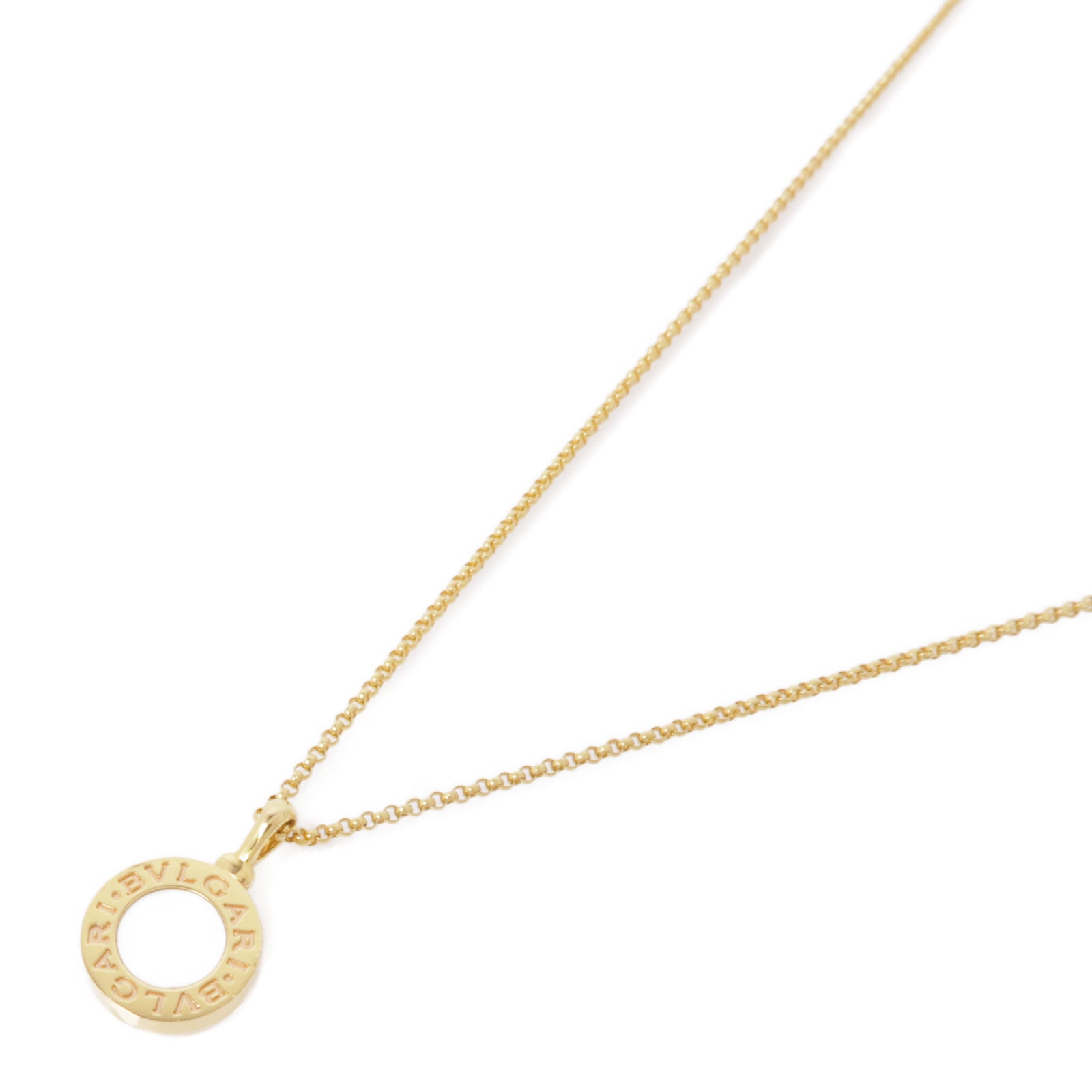 BVLGARI 18K黃金Mother-Of-Peal Necklace項鍊