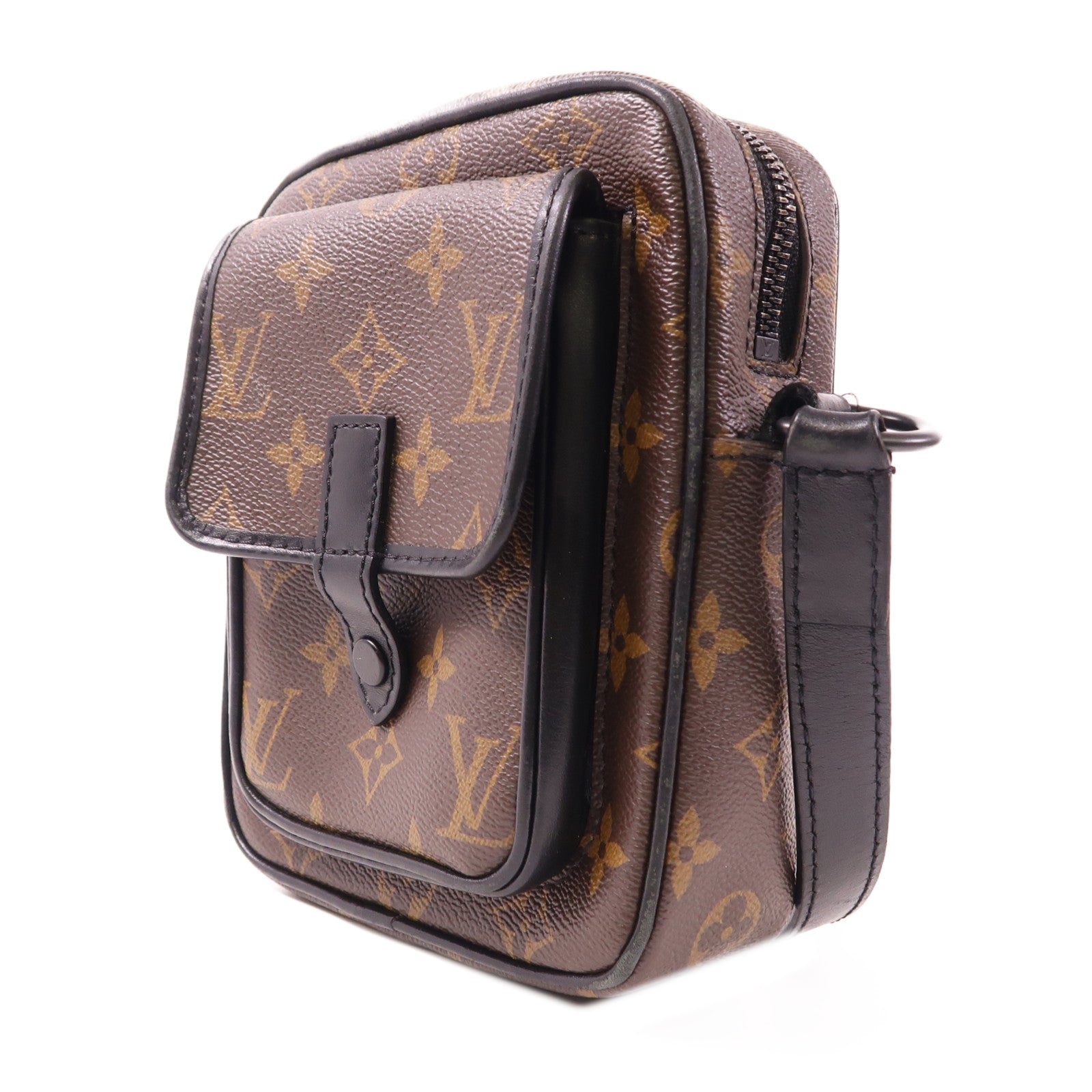 LOUIS VUITTON Monogram Macassar Christopher Wearable Wallet肩背袋