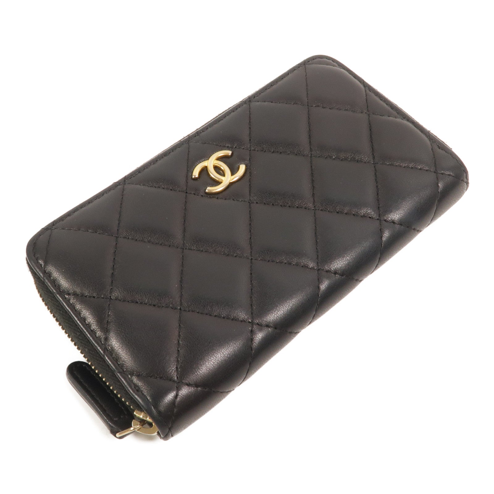 CHANEL 羊皮皮革Zipper Wallet長錢包