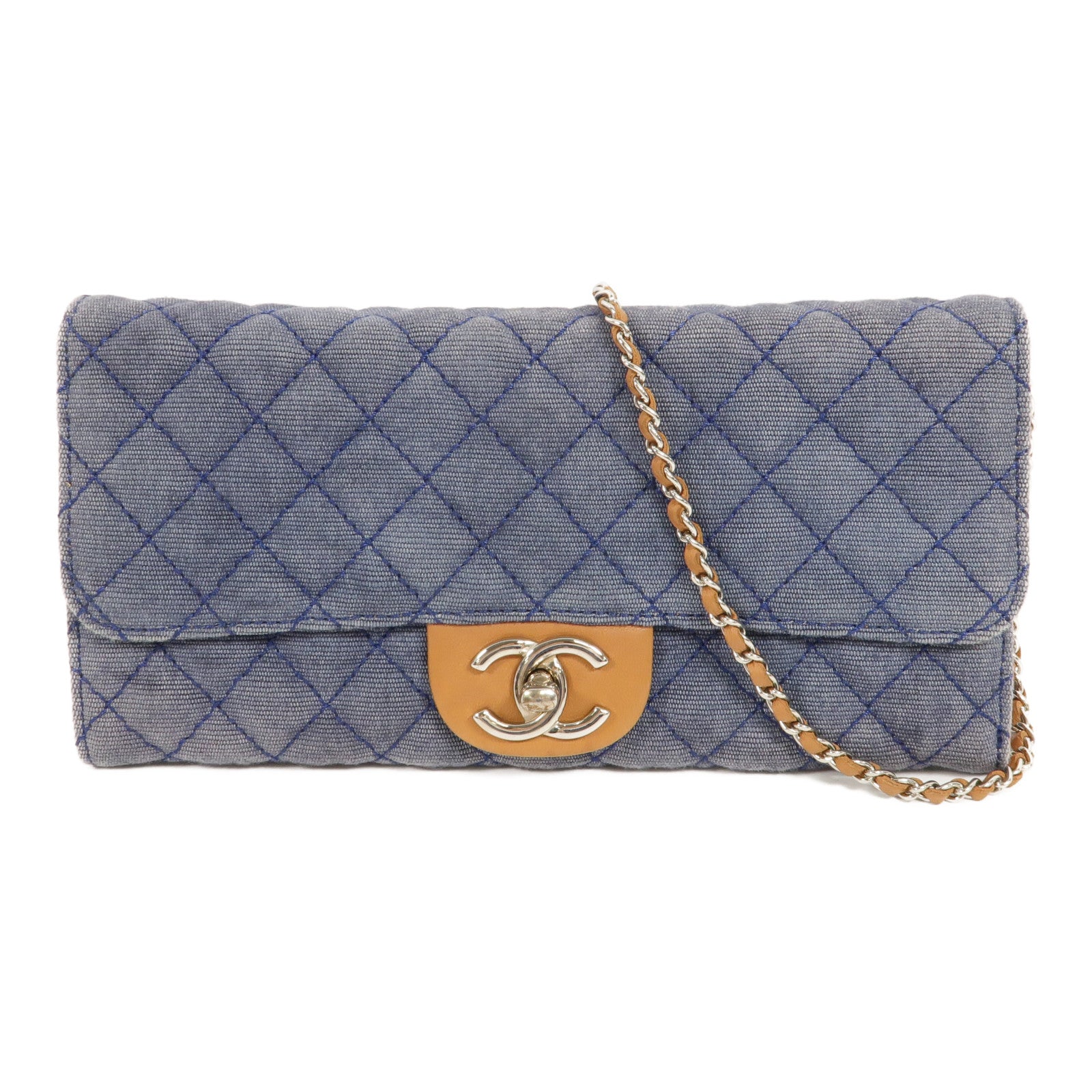 CHANEL 【激減優惠】Denim Chain Shoulder肩背袋