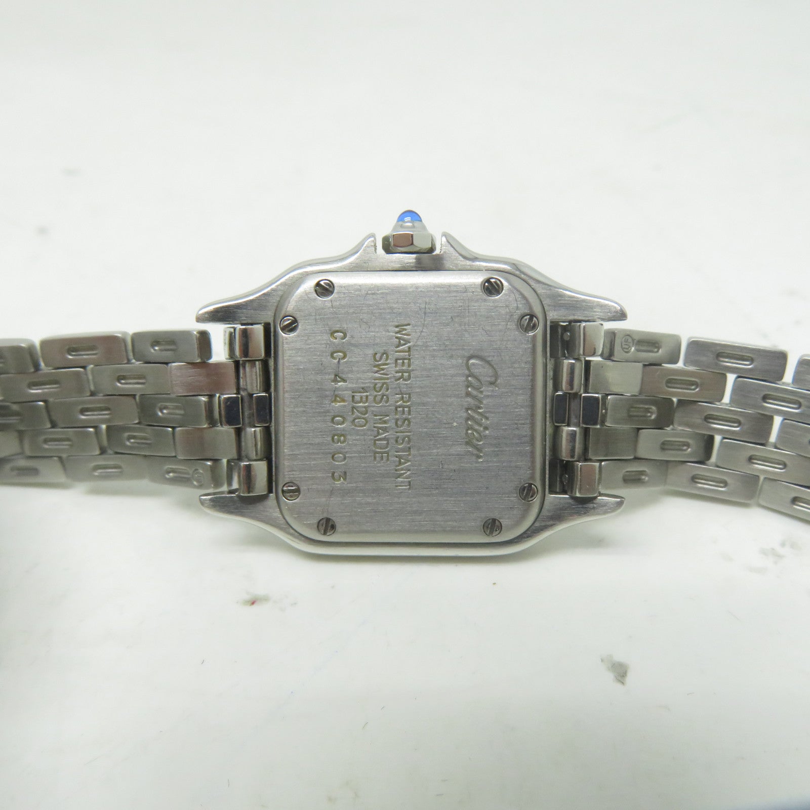 CARTIER Panthere SM不鏽鋼手錶石英機芯白色
