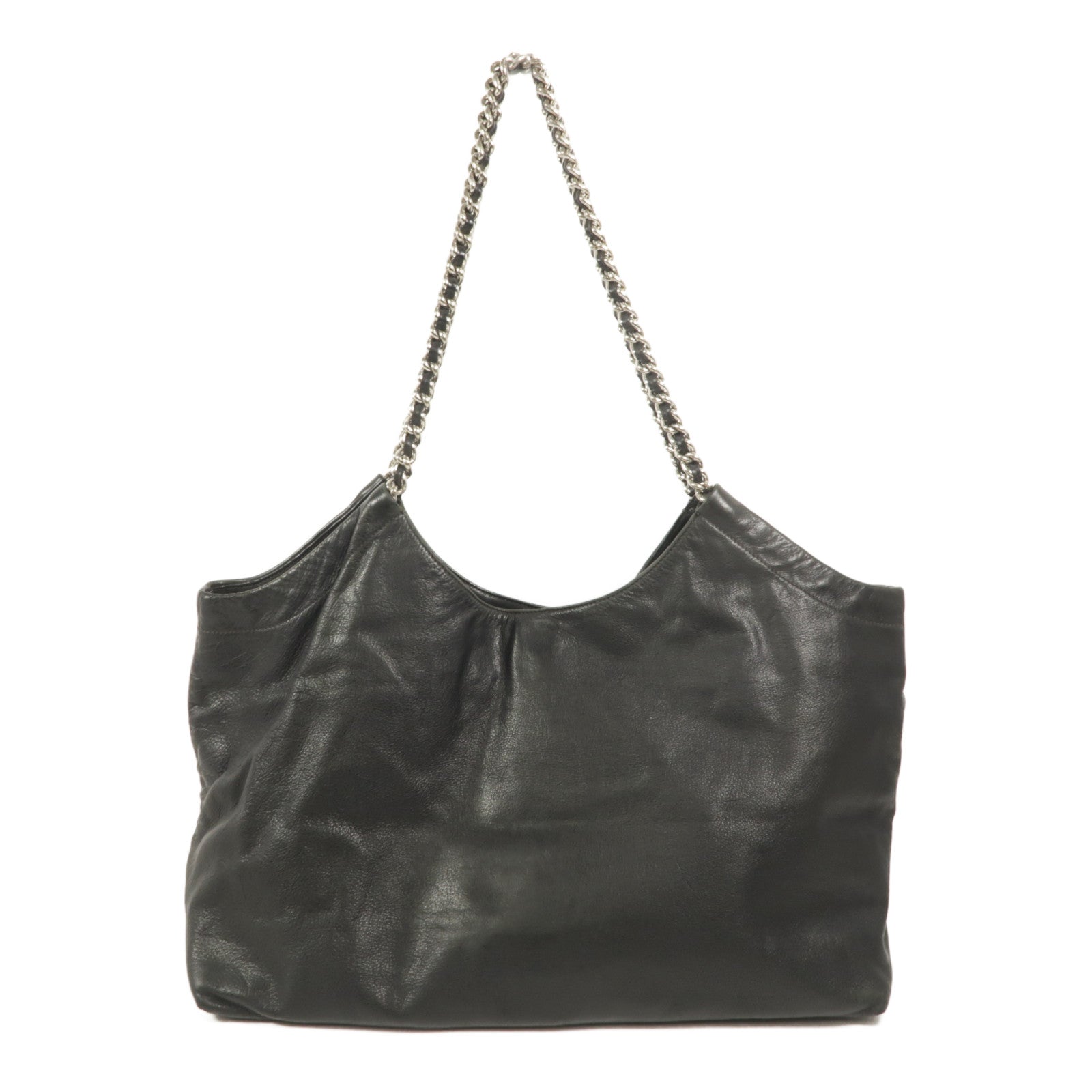 PRADA 牛皮皮革Shoulder Bag鏈帶肩背袋