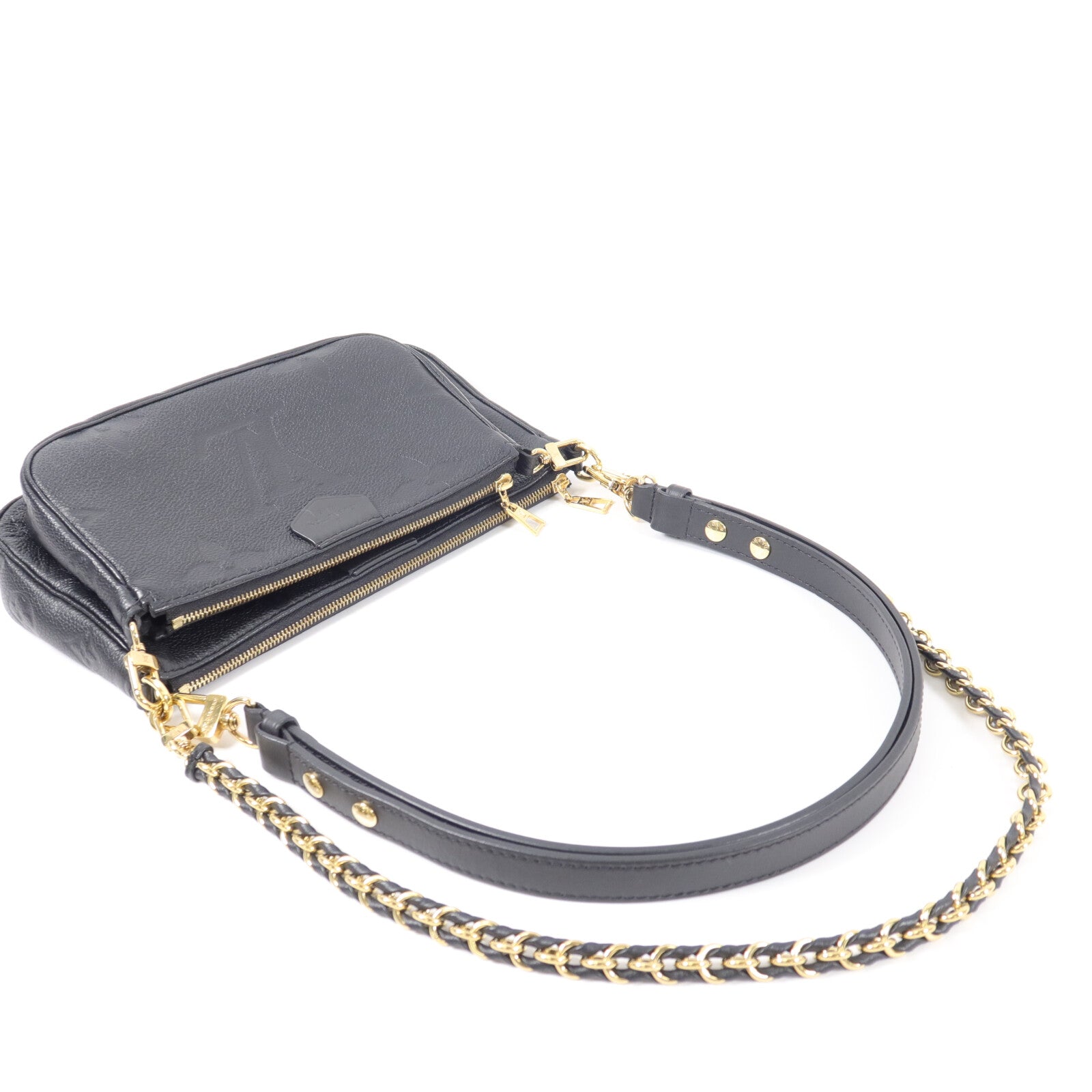 LOUIS VUITTON Monogram Empreinte Multi Pochette Accessoires手挽肩背兩用袋