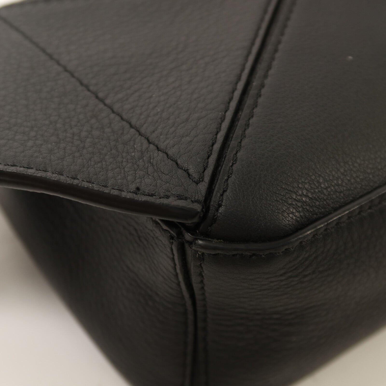 LOEWE 牛皮皮革Small Puzzle BumBag銀扣腰包