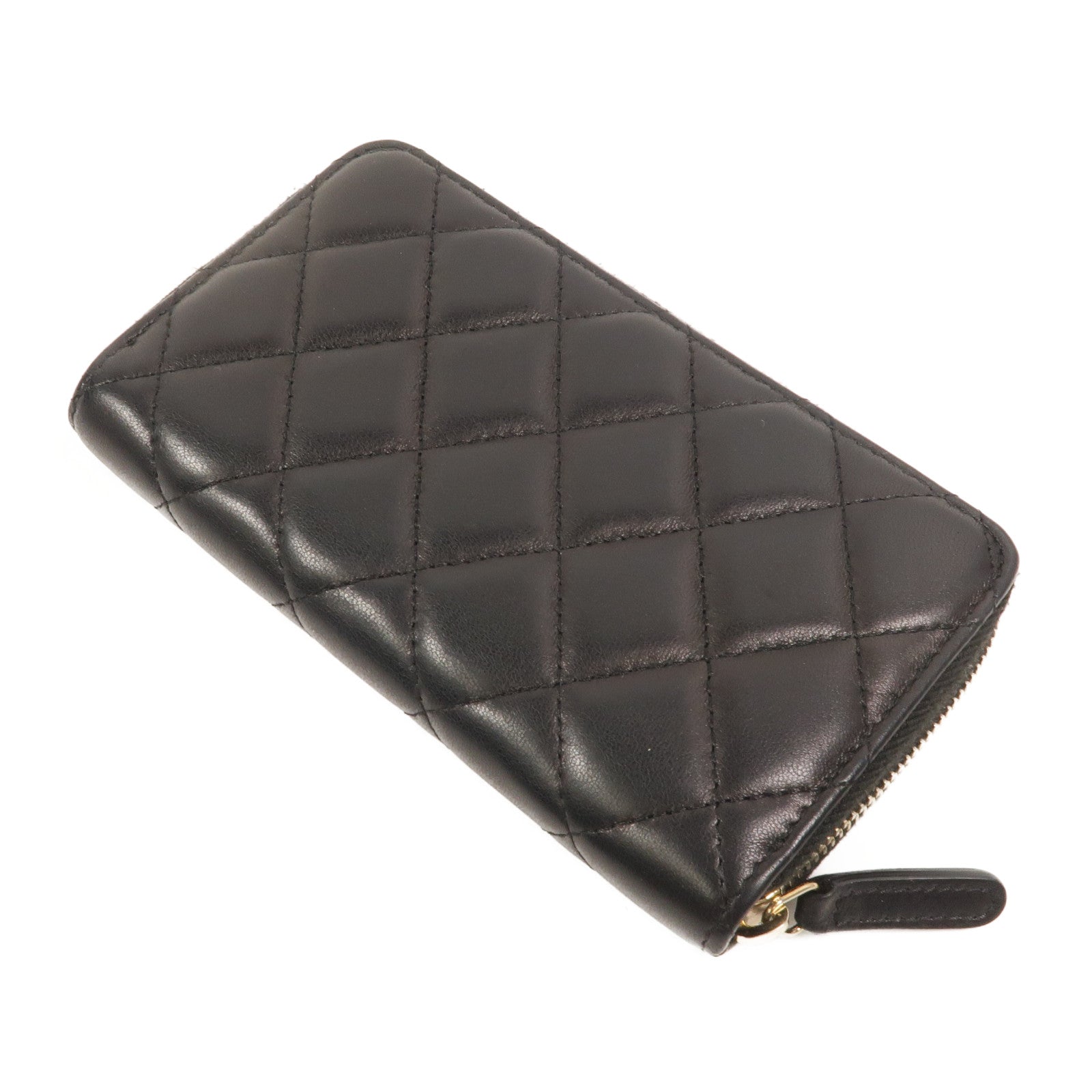 CHANEL 羊皮皮革Zipper Wallet長錢包