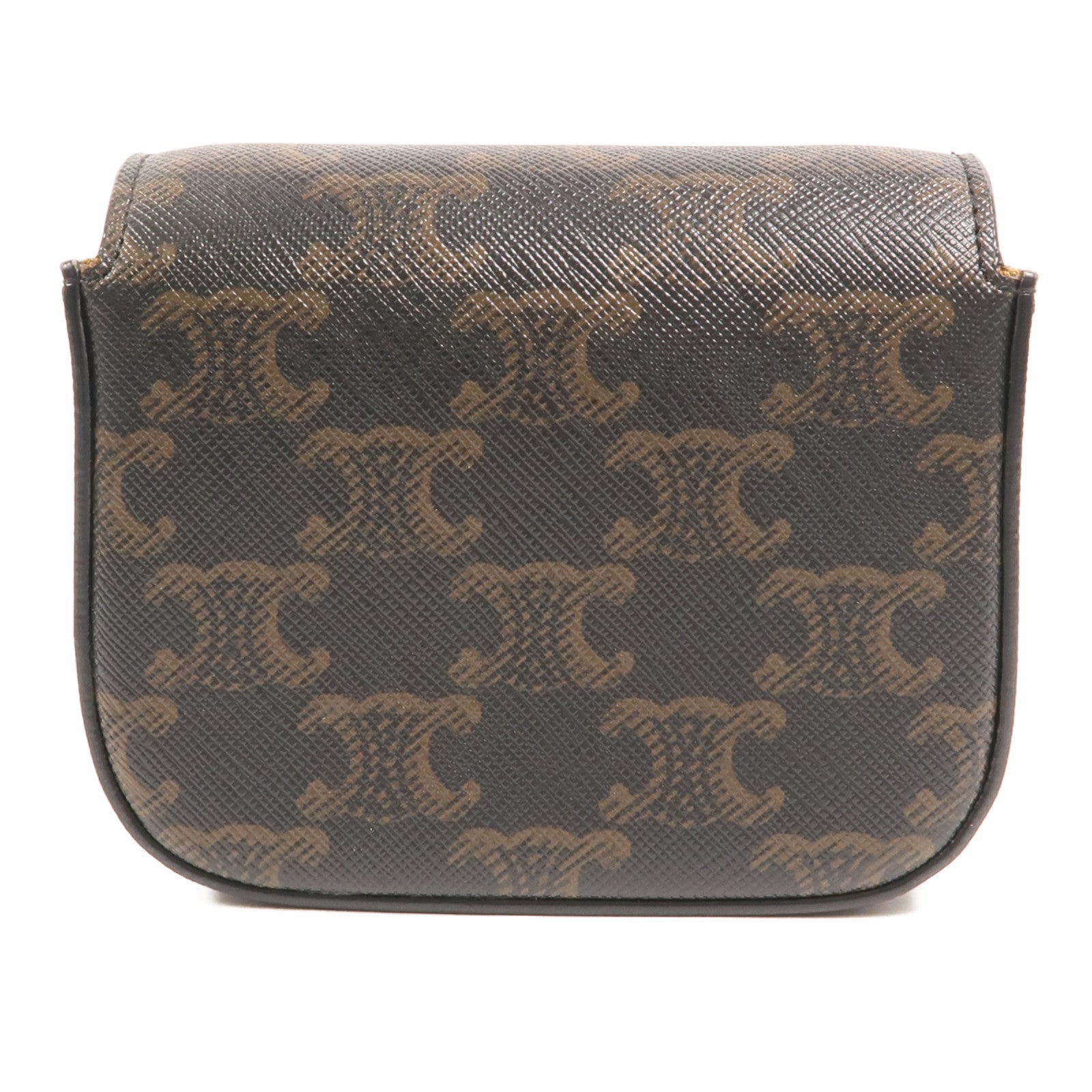 CELINE 塗層帆布Mini Claude肩背袋