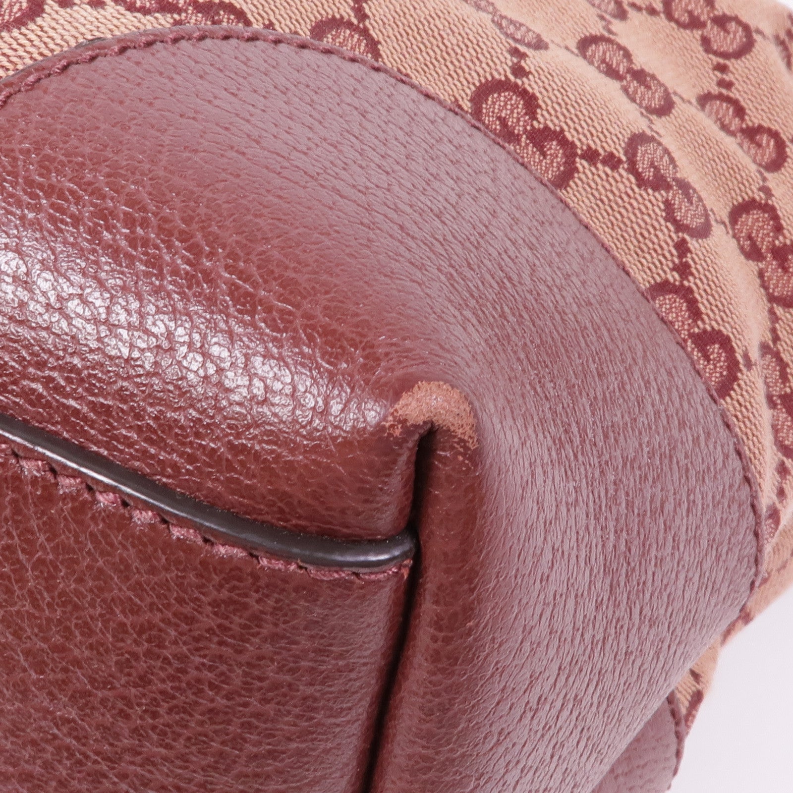GUCCI 帆布Shoulder Tote金扣肩背袋/手挽袋