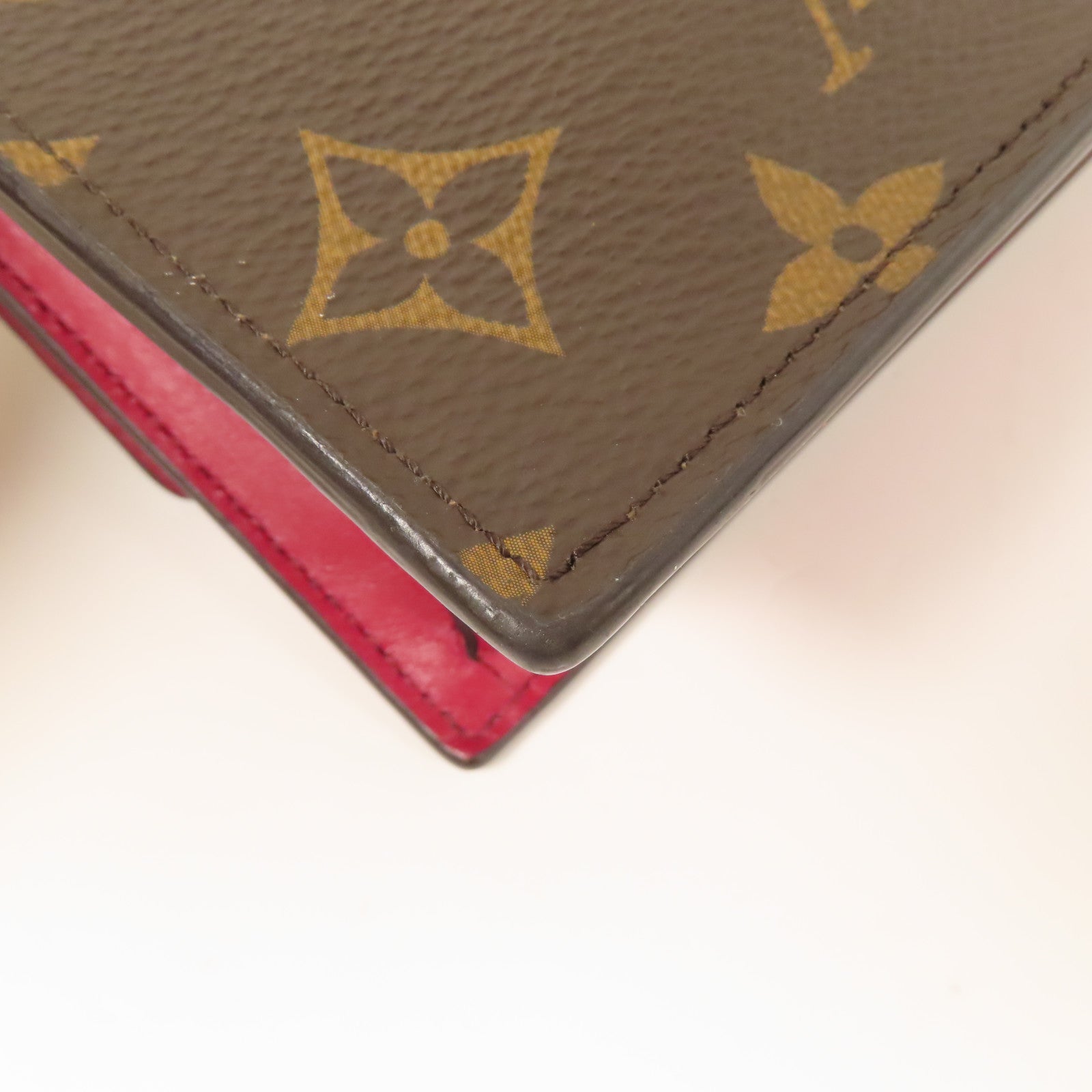 LOUIS VUITTON Monogram Portefeuille Flore金扣鏈帶肩背袋