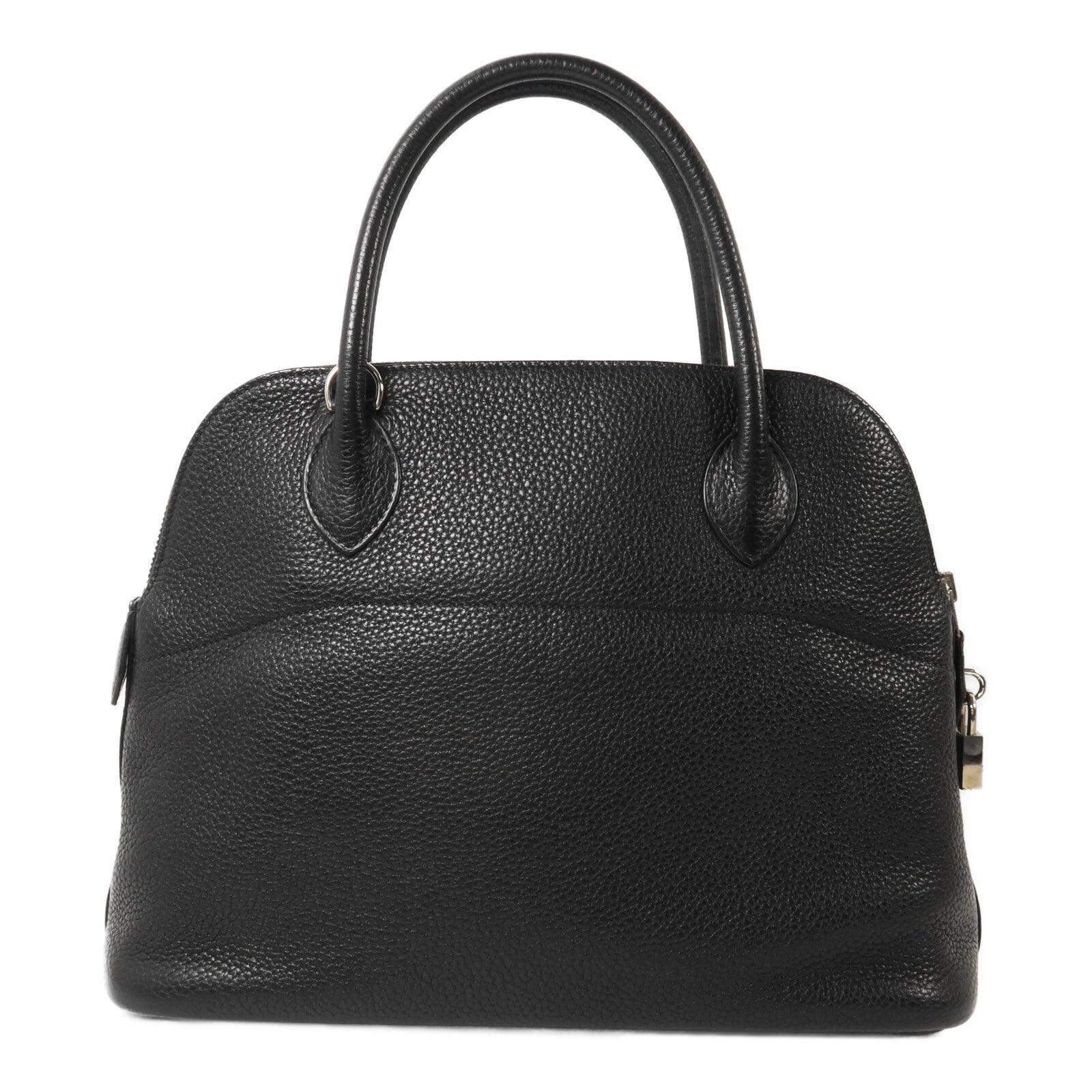 HERMES Clemence皮革Bolide 31手挽袋Noir