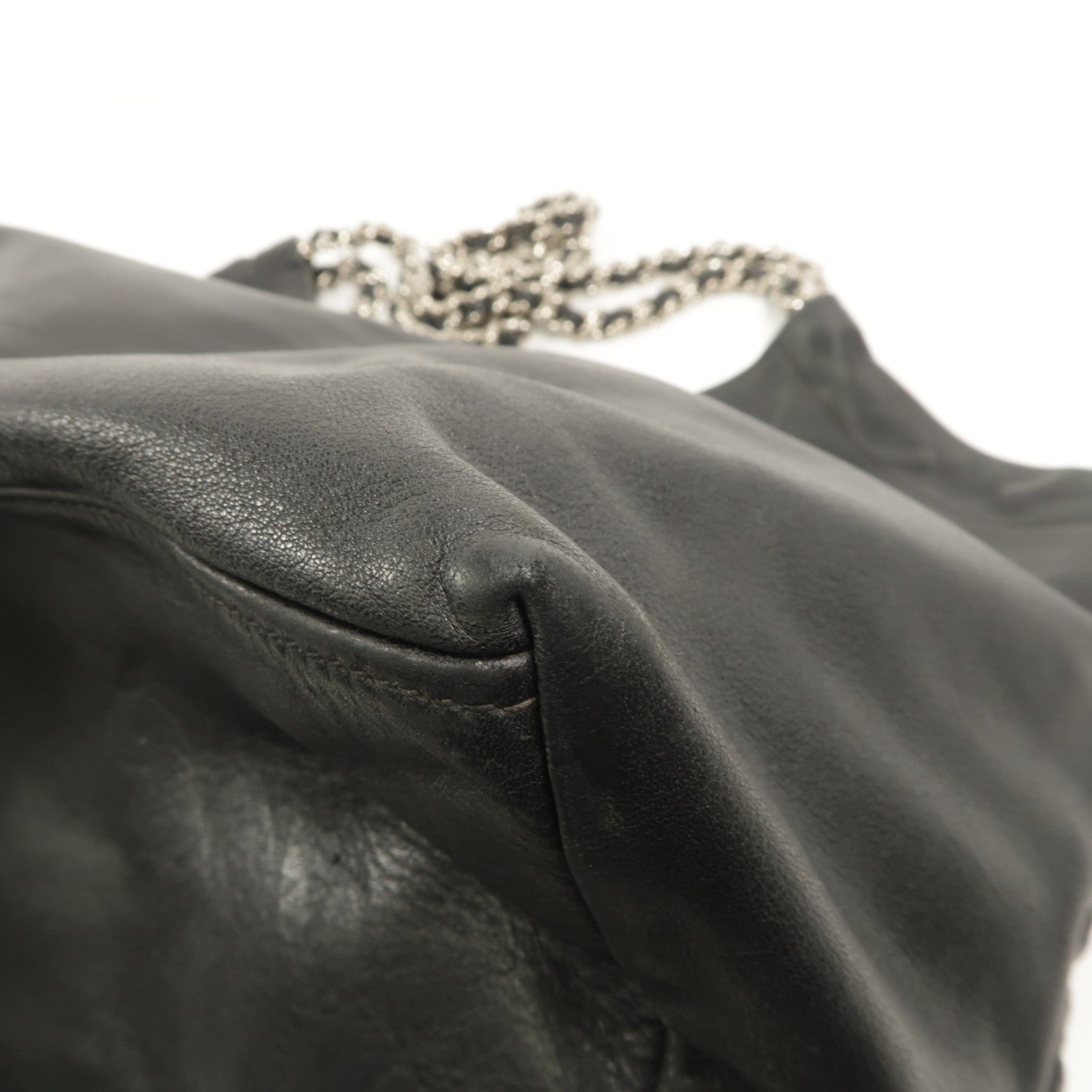 PRADA 牛皮皮革Shoulder Bag鏈帶肩背袋