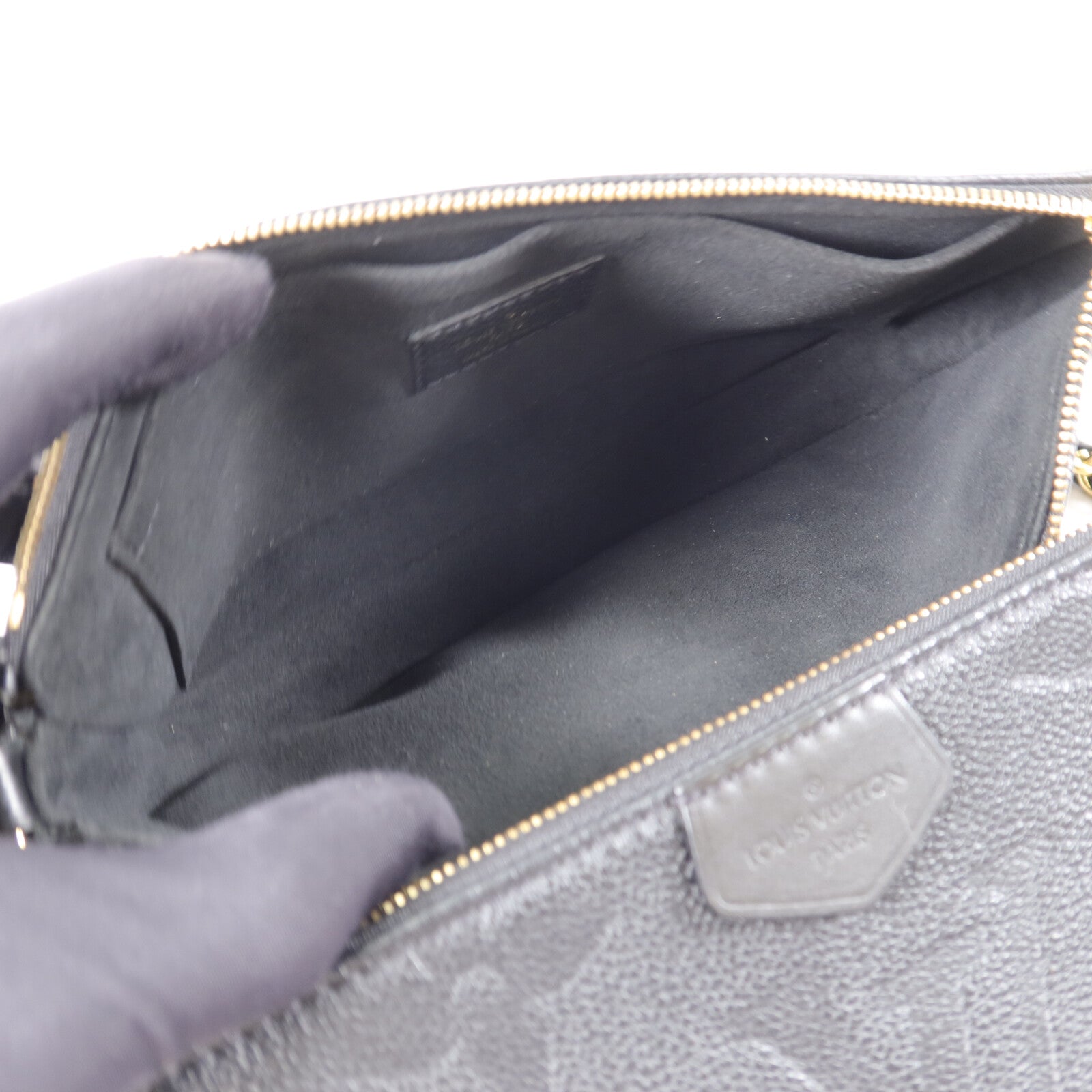 LOUIS VUITTON Monogram Empreinte Multi Pochette Accessoires手挽肩背兩用袋