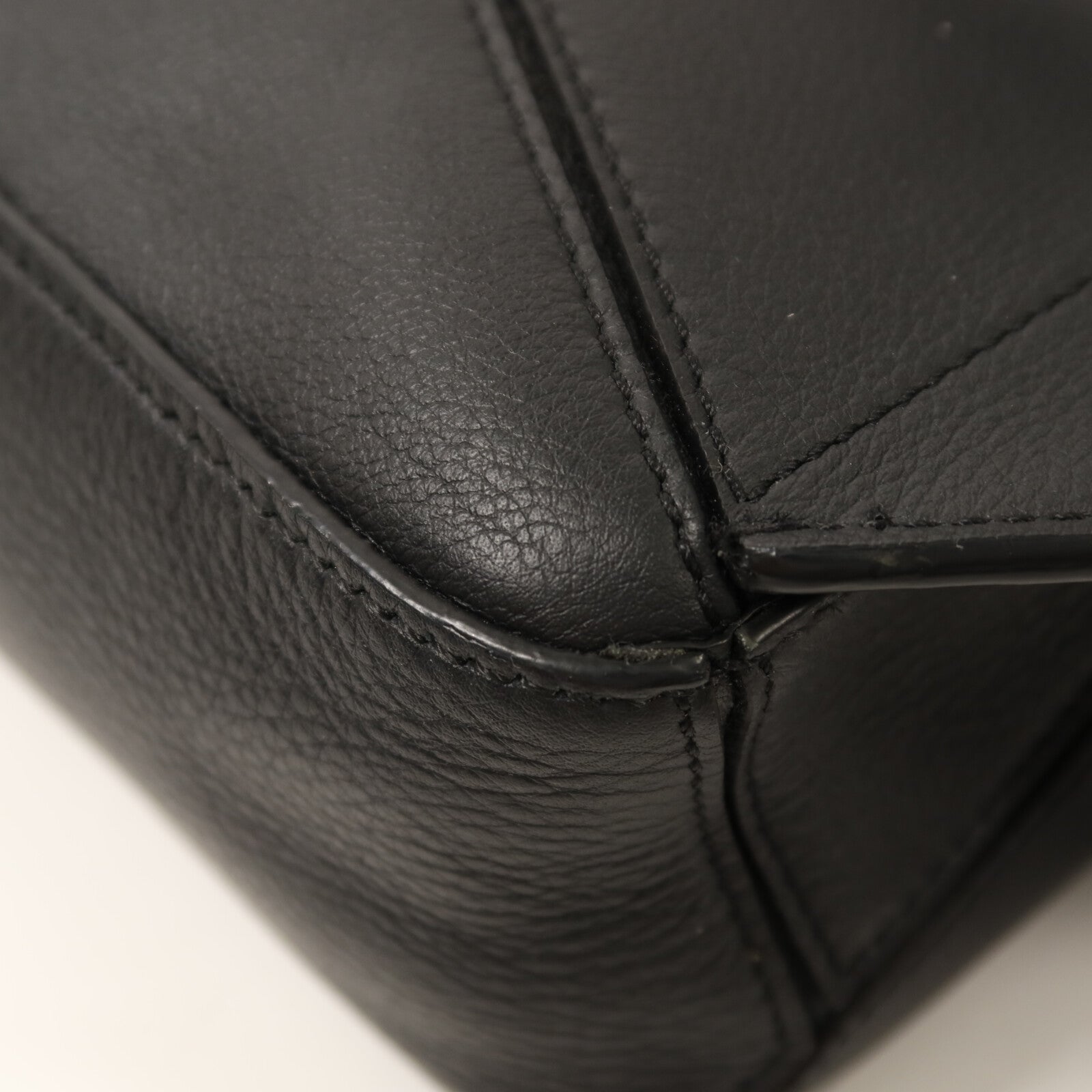 LOEWE 牛皮皮革Small Puzzle BumBag銀扣腰包